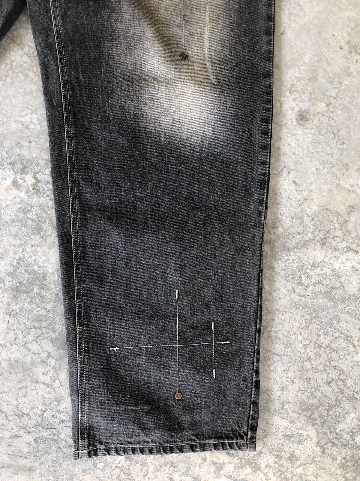 Pelle Pelle Pelle Pelle Distressed Denim hip hop Baggy Jeans Size US 36 / EU 52 - 6 Thumbnail