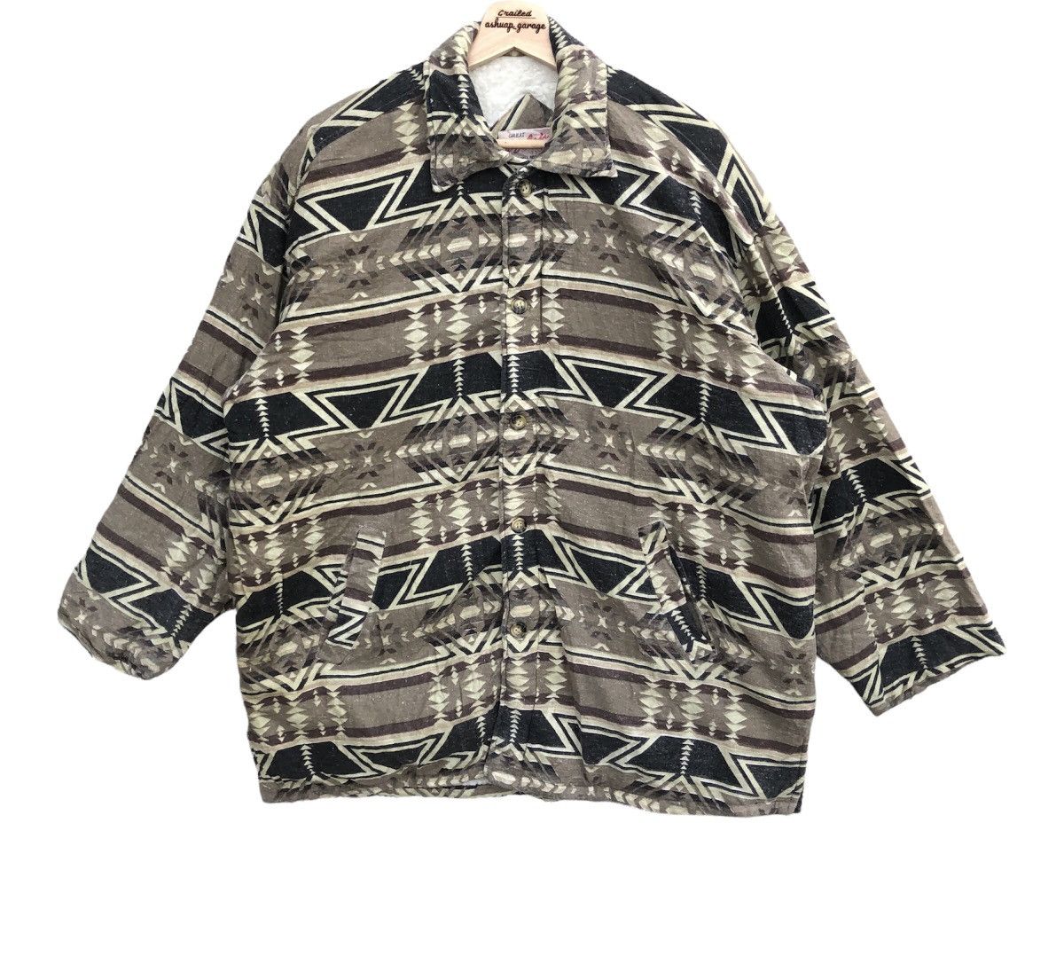Other Oversized Great Britain Navajo Wool Button Up Jacket Size US XL / EU 56 / 4 - 1 Thumbnail
