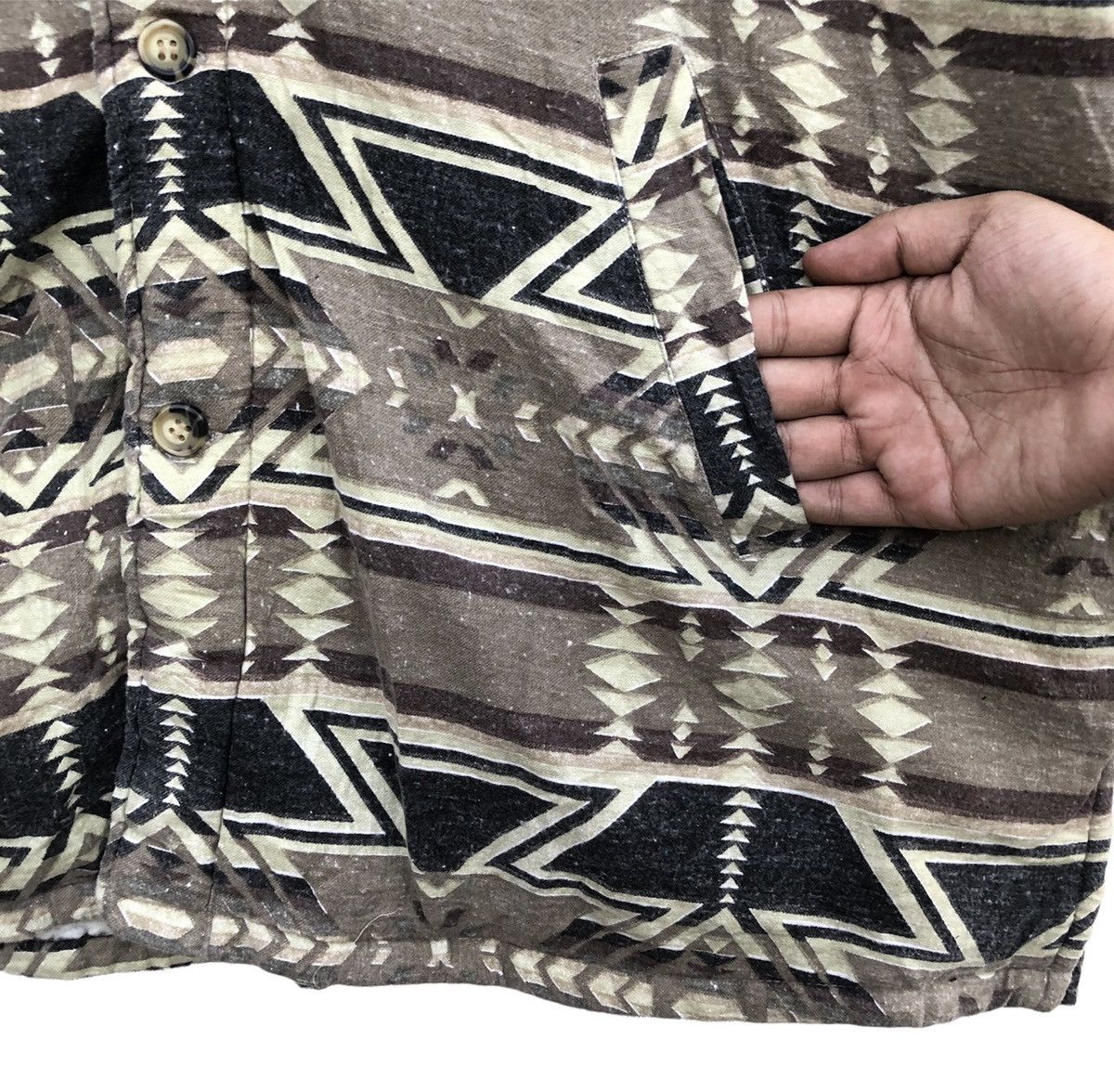 Other Oversized Great Britain Navajo Wool Button Up Jacket Size US XL / EU 56 / 4 - 6 Thumbnail