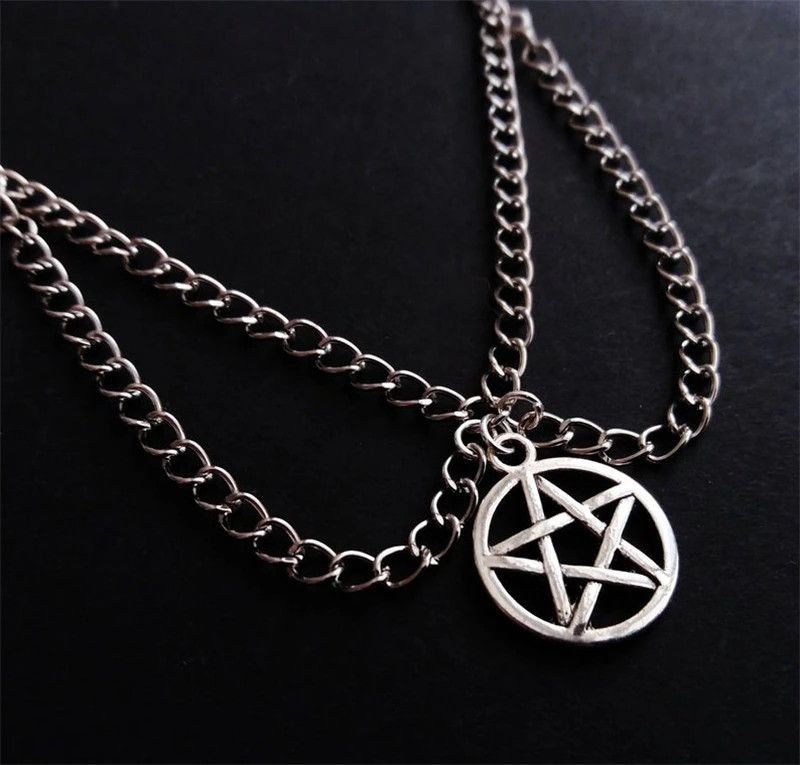Jewelry Gothic Pentagram Bracelet Size ONE SIZE - 2 Thumbnail