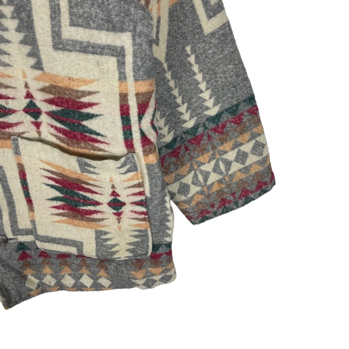 Japanese Brand × Native ❄️PATIENT HOUSE Navajo Wool Button Jacket Like Chimayo Size US M / EU 48-50 / 2 - 7 Thumbnail