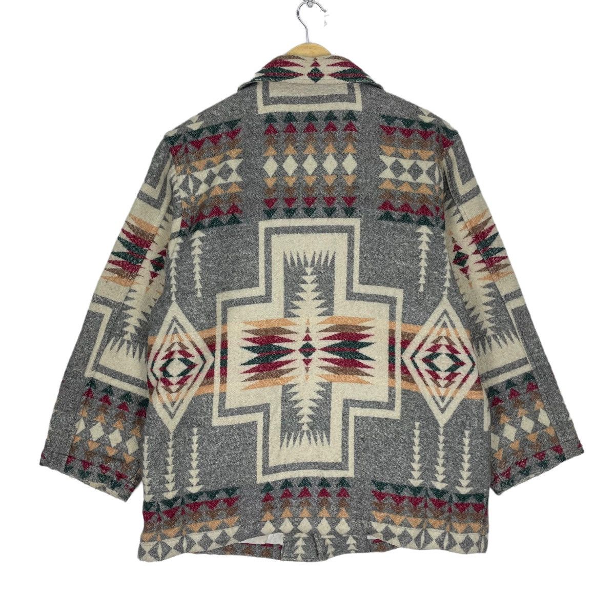 Japanese Brand × Native ❄️PATIENT HOUSE Navajo Wool Button Jacket Like Chimayo Size US M / EU 48-50 / 2 - 10 Thumbnail
