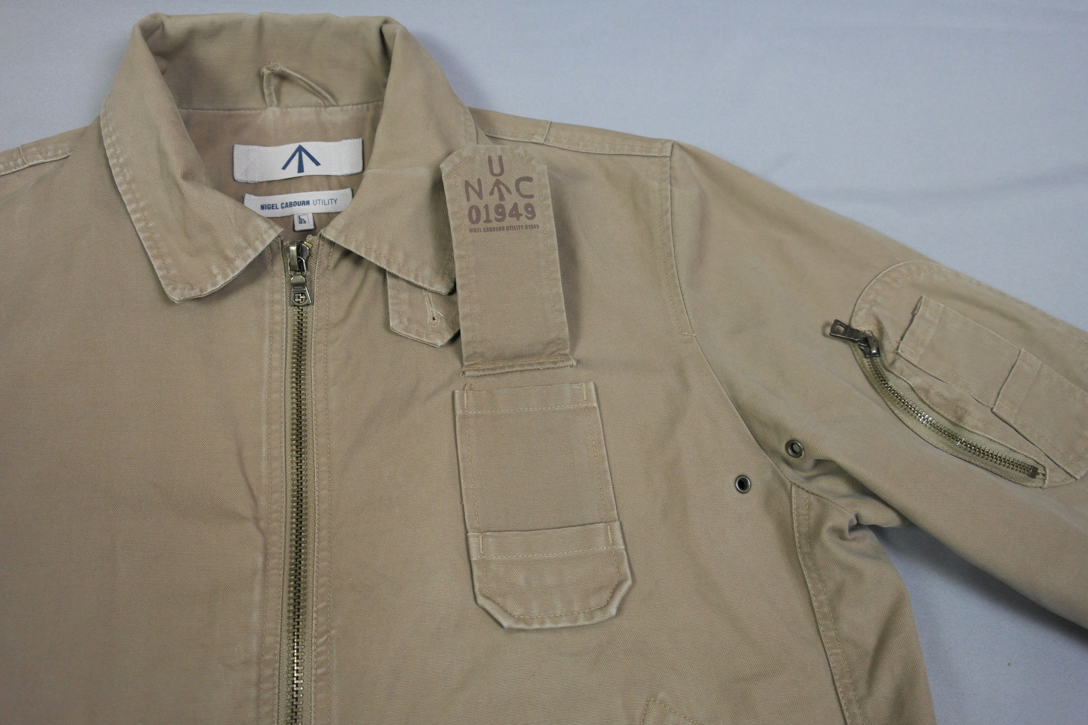 Nigel Cabourn Nigel Cabourn Utility Military Bomber Jacket Size US L / EU 52-54 / 3 - 5 Thumbnail
