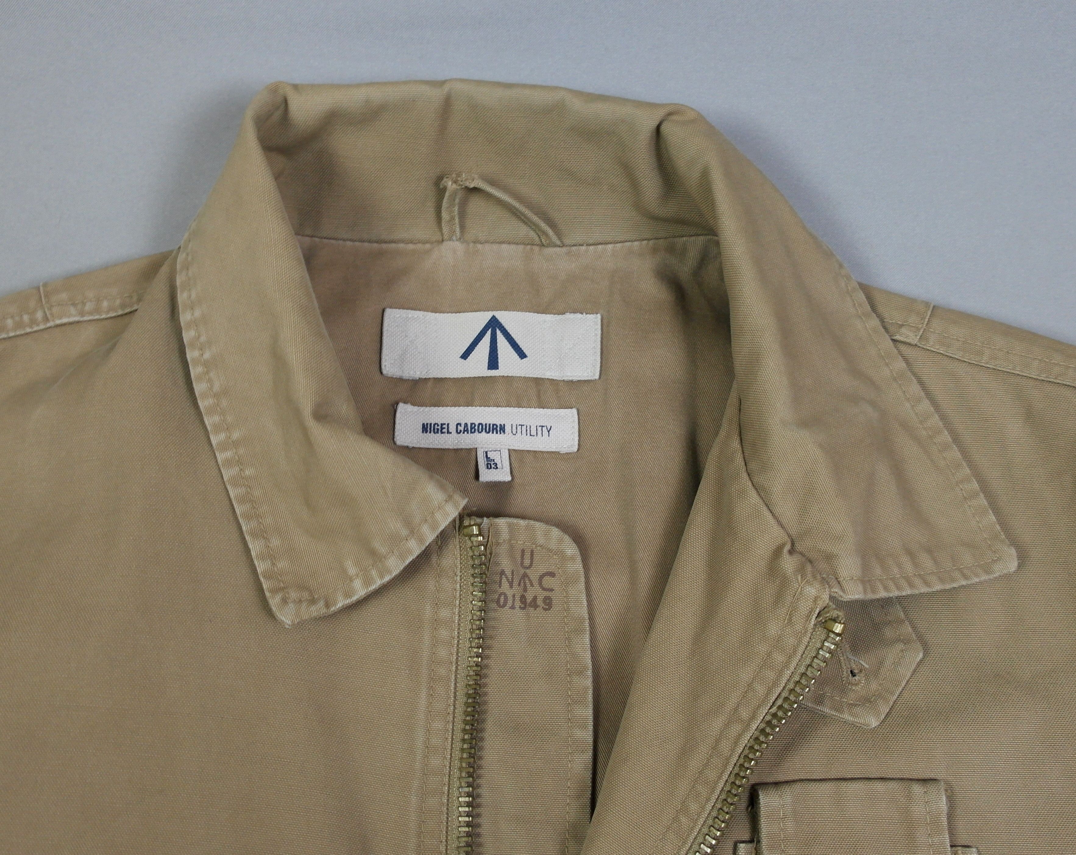 Nigel Cabourn Nigel Cabourn Utility Military Bomber Jacket Size US L / EU 52-54 / 3 - 6 Thumbnail
