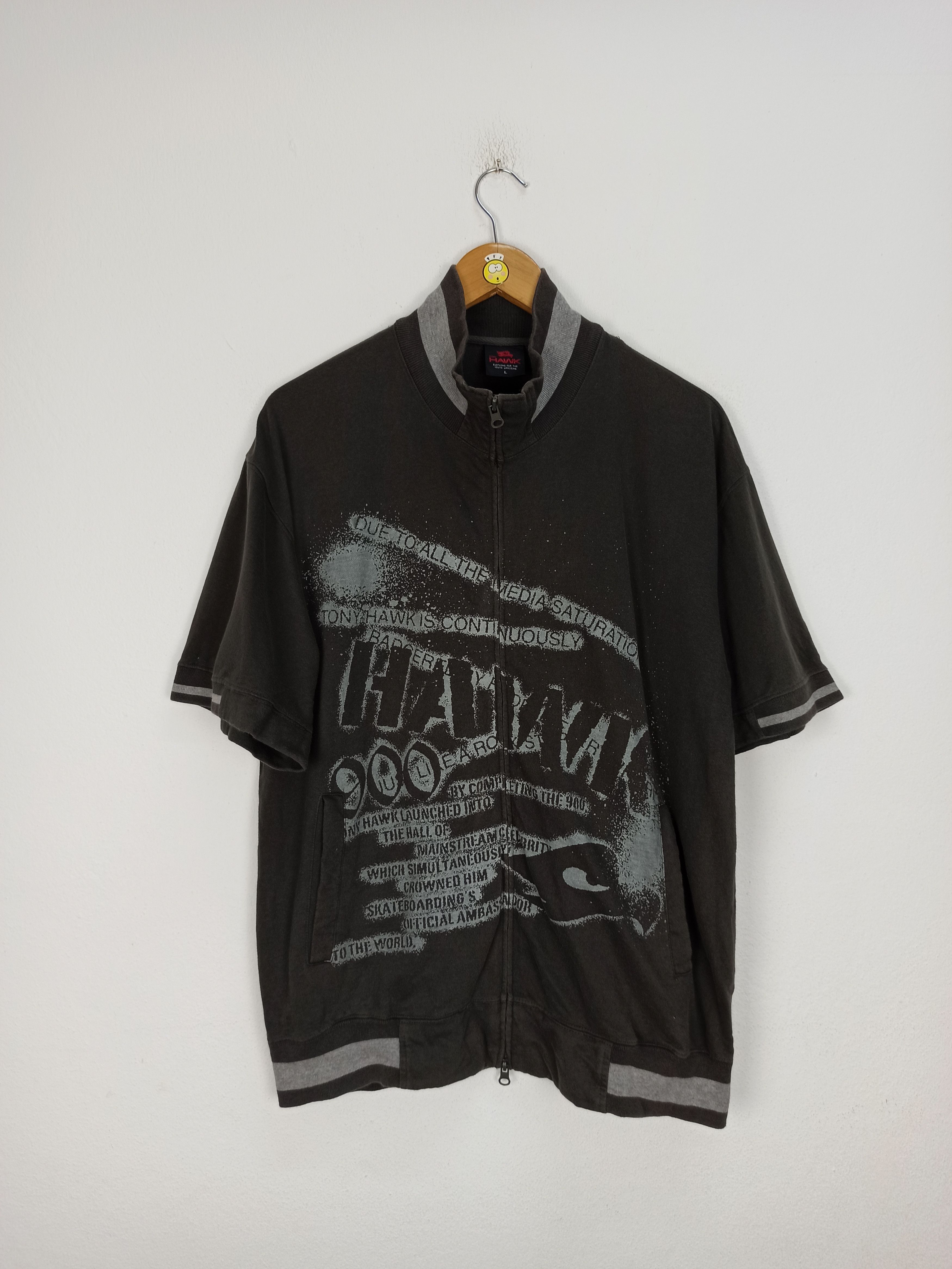 Tony Hawk Rare Tony Hawk Skateboard Sweater Short Sleeve Nice Design Size US L / EU 52-54 / 3 - 1 Thumbnail
