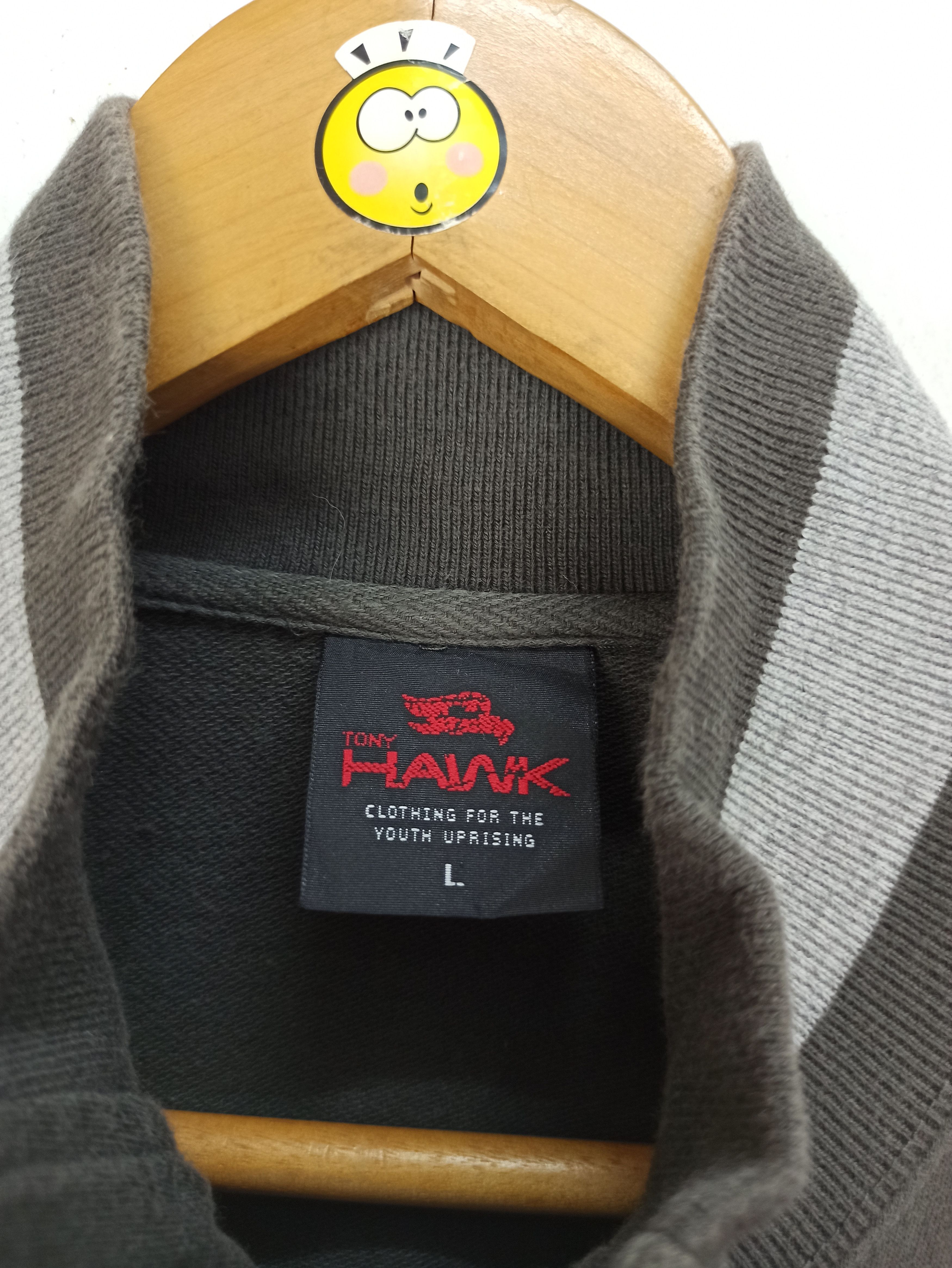 Tony Hawk Rare Tony Hawk Skateboard Sweater Short Sleeve Nice Design Size US L / EU 52-54 / 3 - 5 Thumbnail