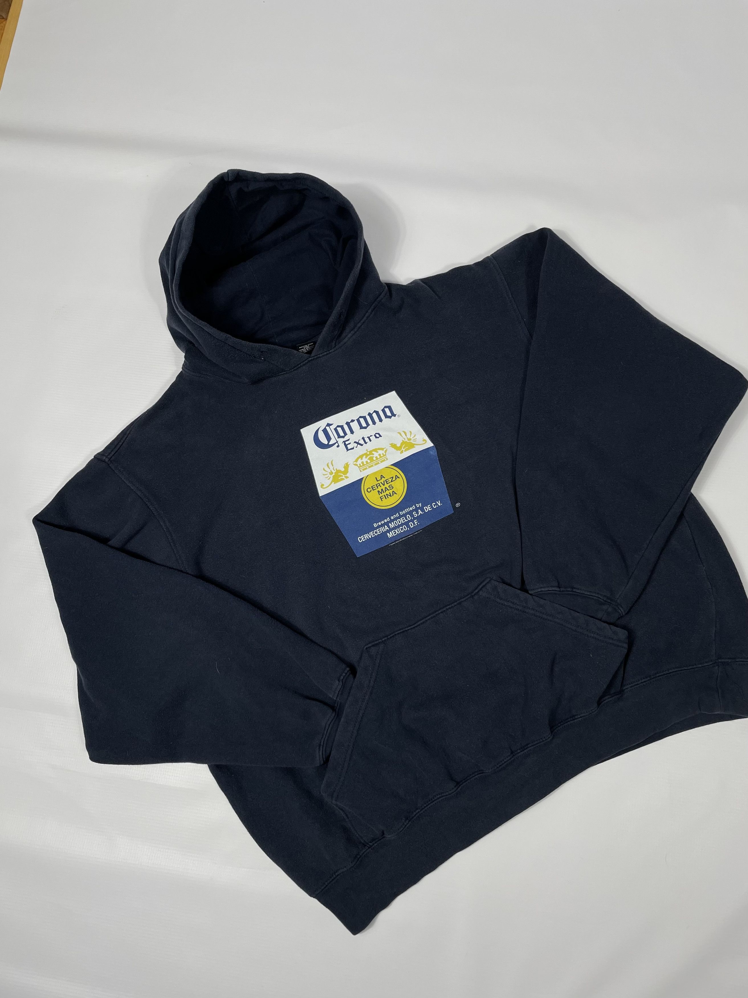 Vintage Vintge Merch Corona Extra 1995 buggy hoodie Size US XL / EU 56 / 4 - 5 Thumbnail