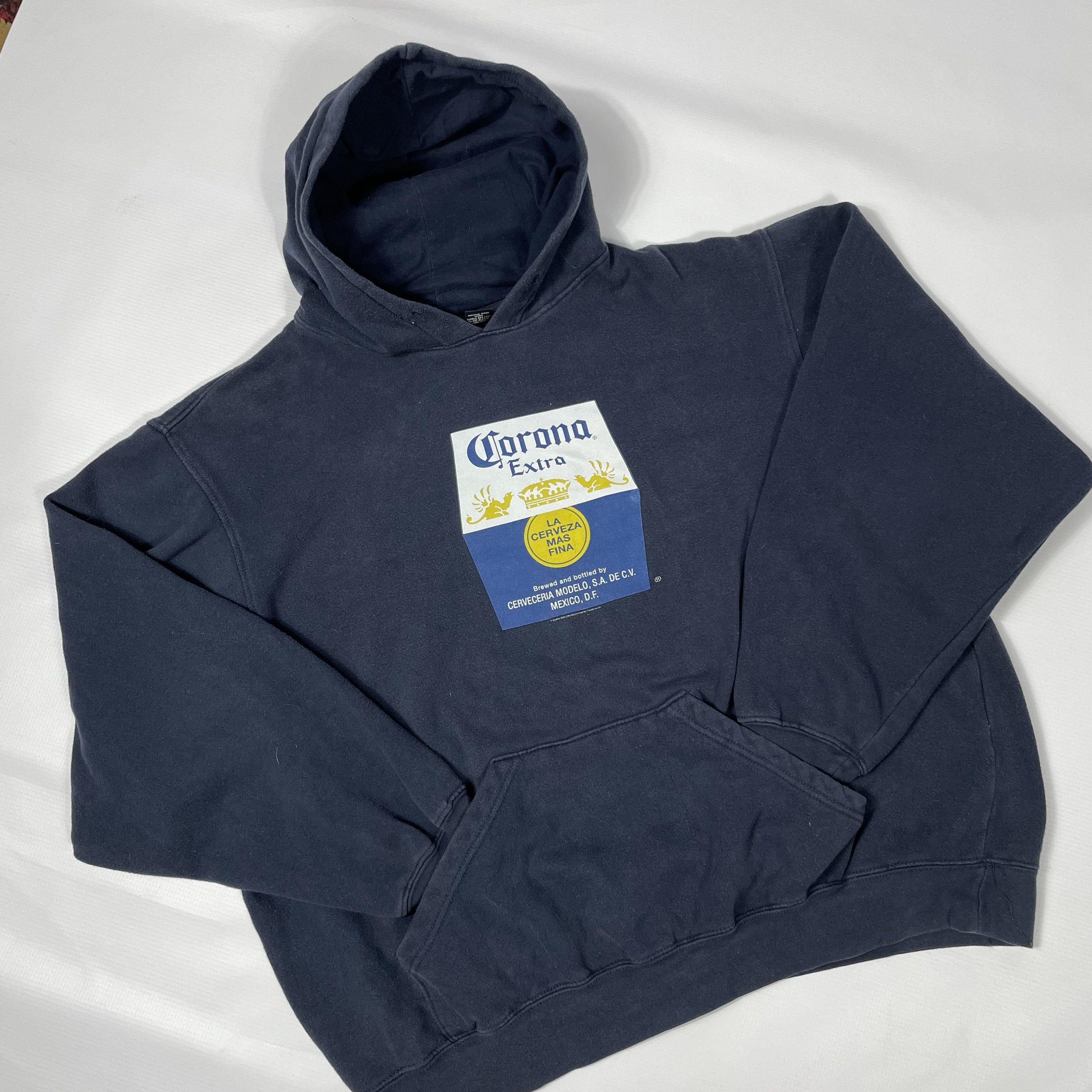 Vintage Vintge Merch Corona Extra 1995 buggy hoodie Size US XL / EU 56 / 4 - 4 Thumbnail