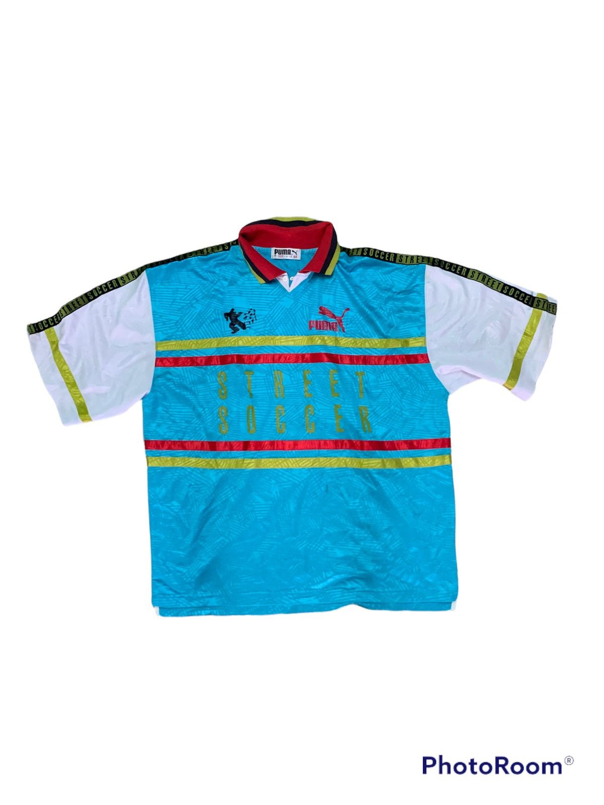 Puma Nice Street Soccer Art Puma Vintage Jersey Size US L / EU 52-54 / 3 - 1 Thumbnail