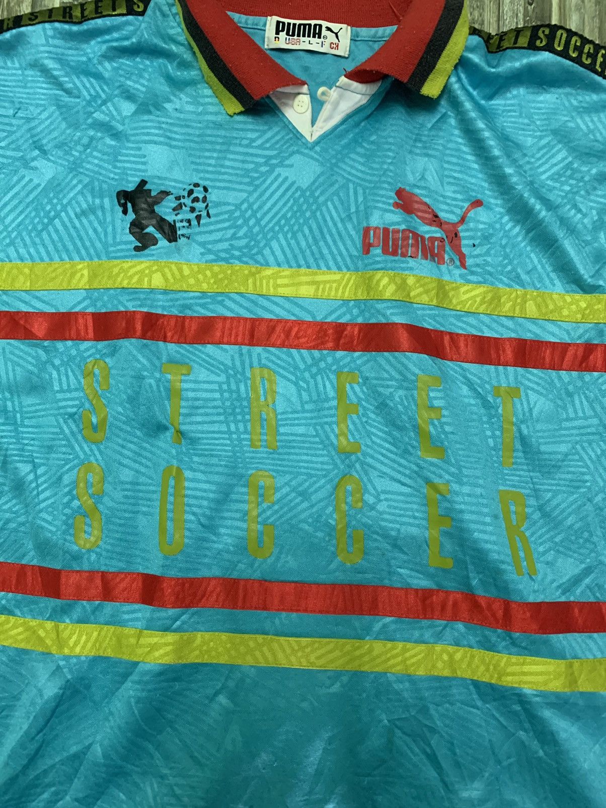 Puma Nice Street Soccer Art Puma Vintage Jersey Size US L / EU 52-54 / 3 - 5 Thumbnail