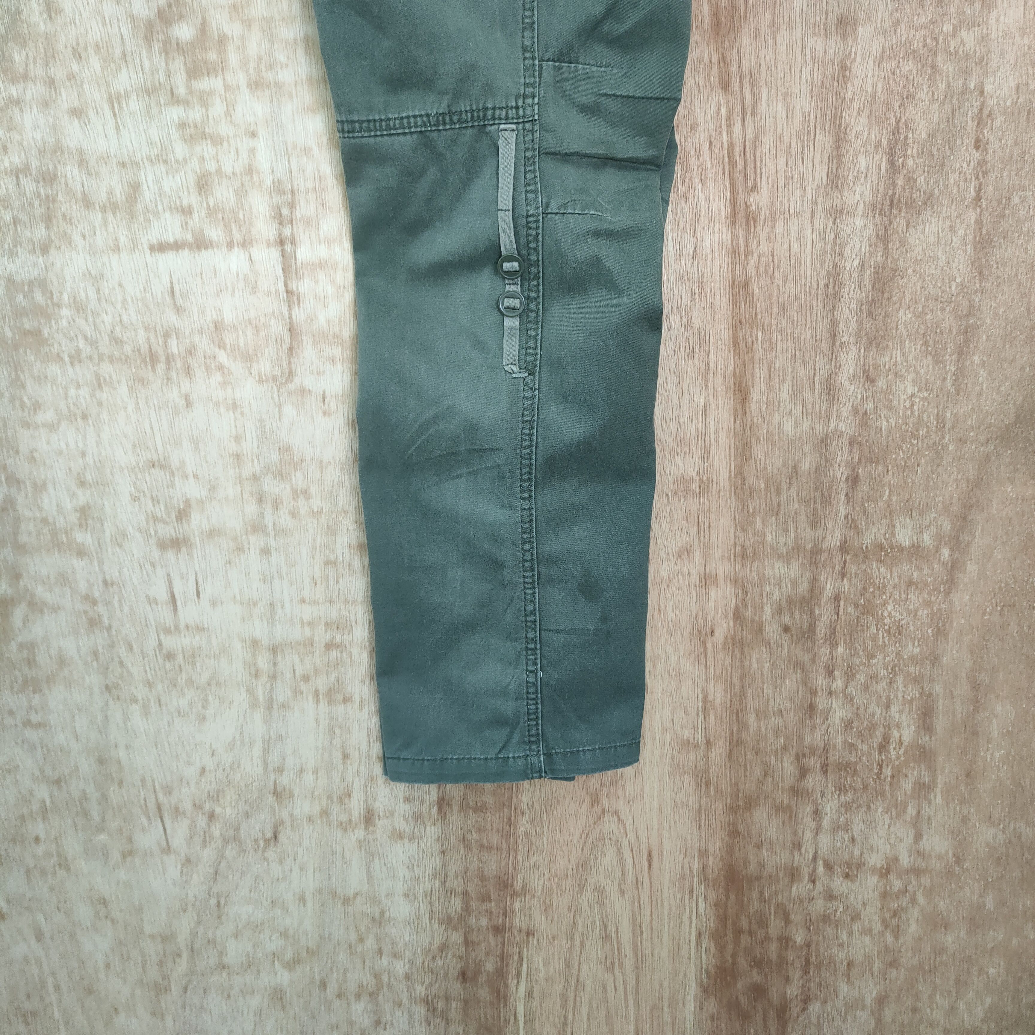 Japanese Brand × Vintage VINTAGE FADED GREEN CARGO PANTS Size US 34 / EU 50 - 8 Thumbnail