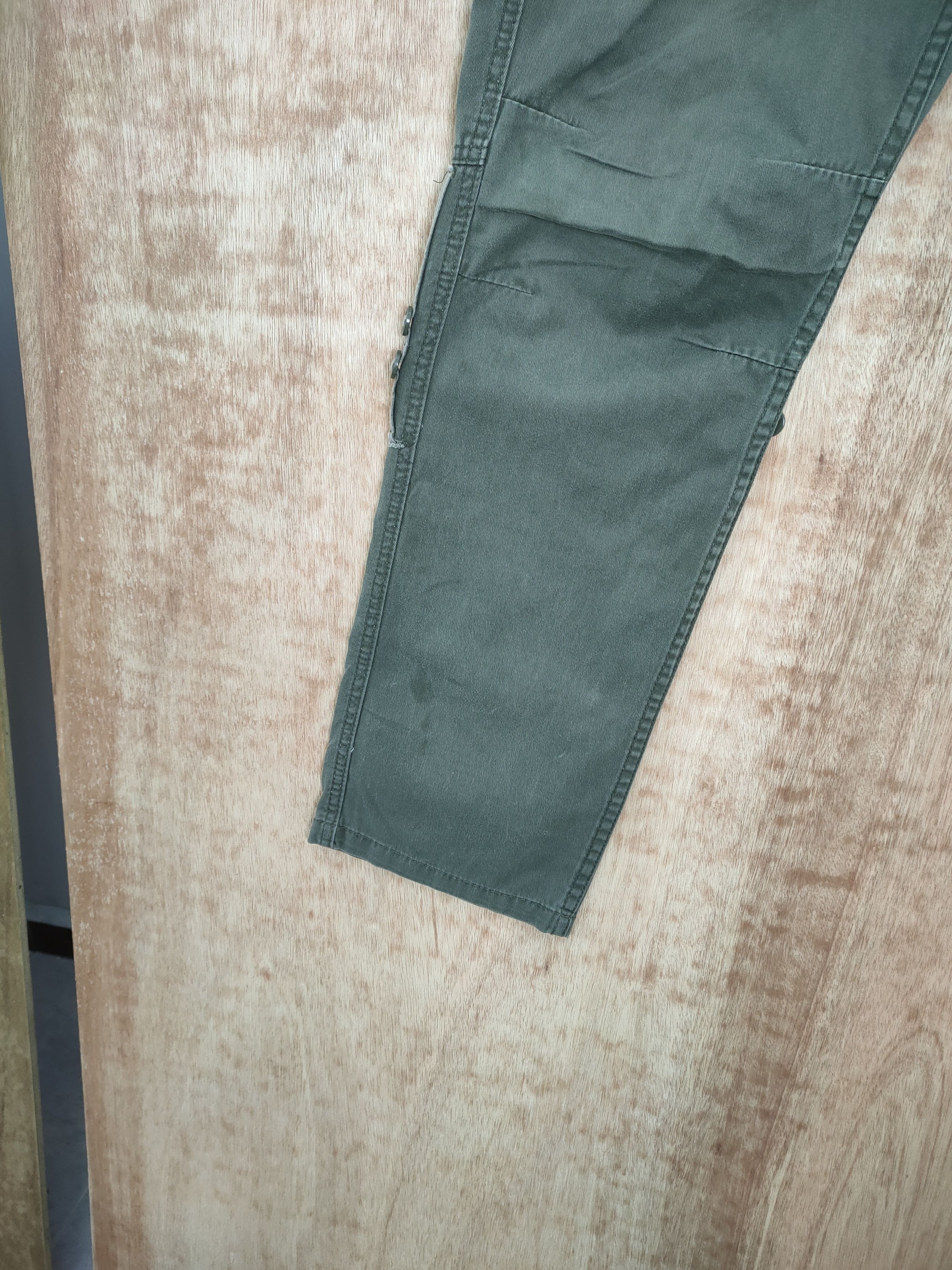Japanese Brand × Vintage VINTAGE FADED GREEN CARGO PANTS Size US 34 / EU 50 - 14 Thumbnail
