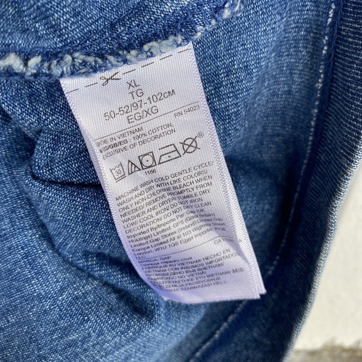Gap FADED GAP DYED WITH INDIGO OVERSIZED ERD GRUNGE TEE Size US XL / EU 56 / 4 - 6 Thumbnail