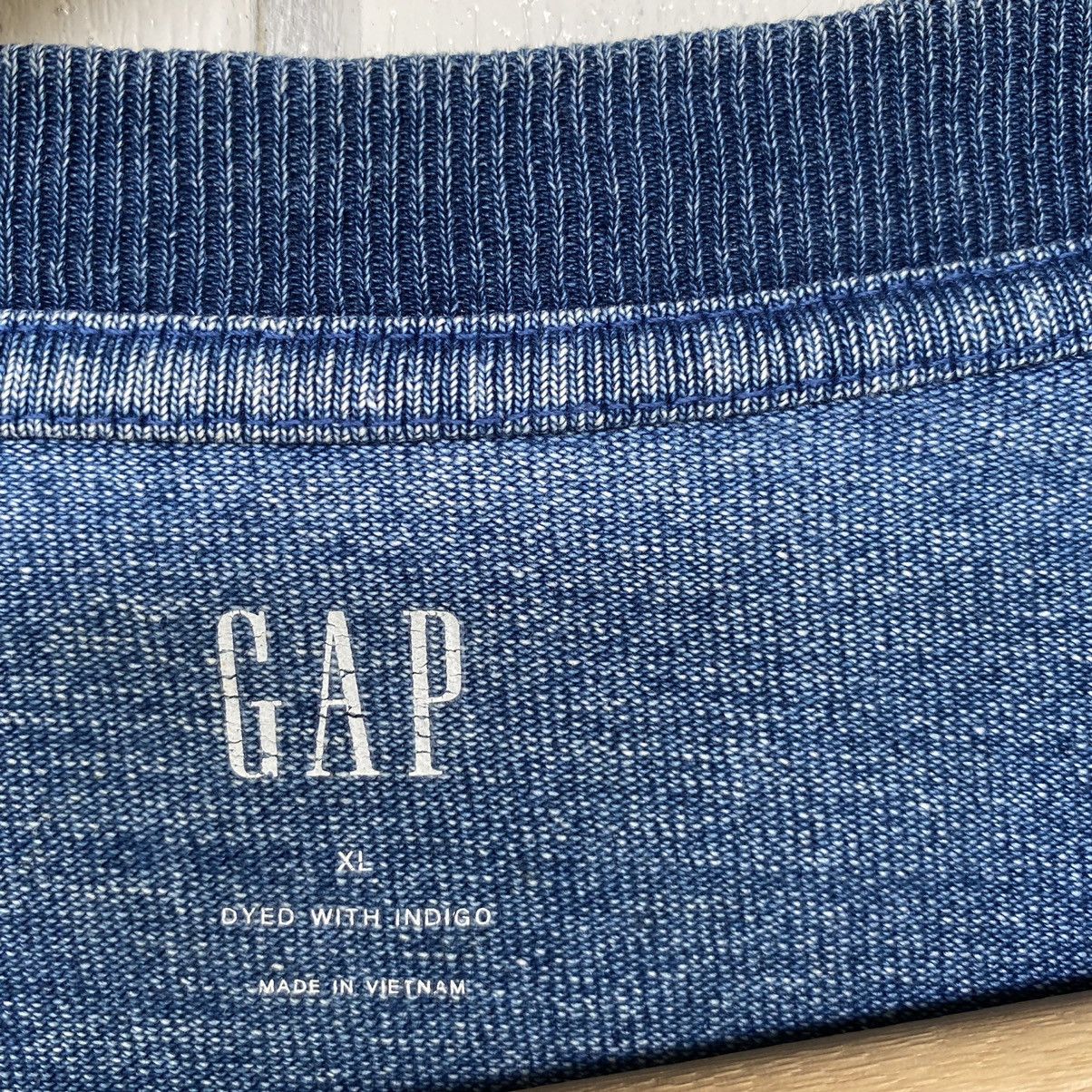 Gap FADED GAP DYED WITH INDIGO OVERSIZED ERD GRUNGE TEE Size US XL / EU 56 / 4 - 3 Thumbnail
