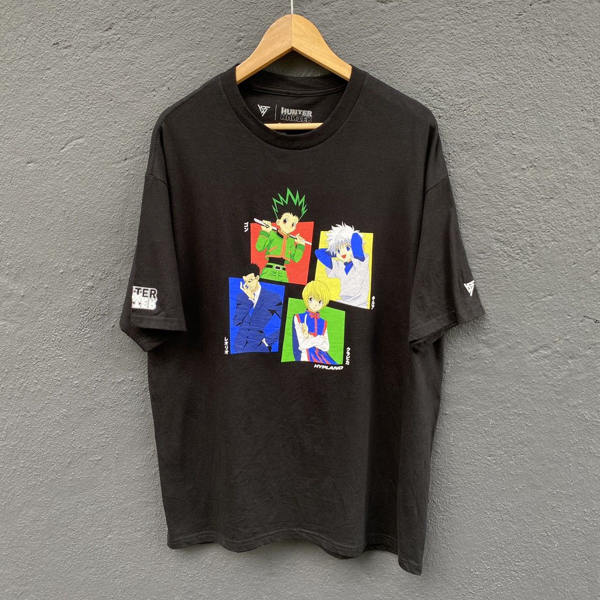 HUNTERxHUNTER Anime Character Print T-Shirt, Men's Size M cotton white type Vintage Second Hand