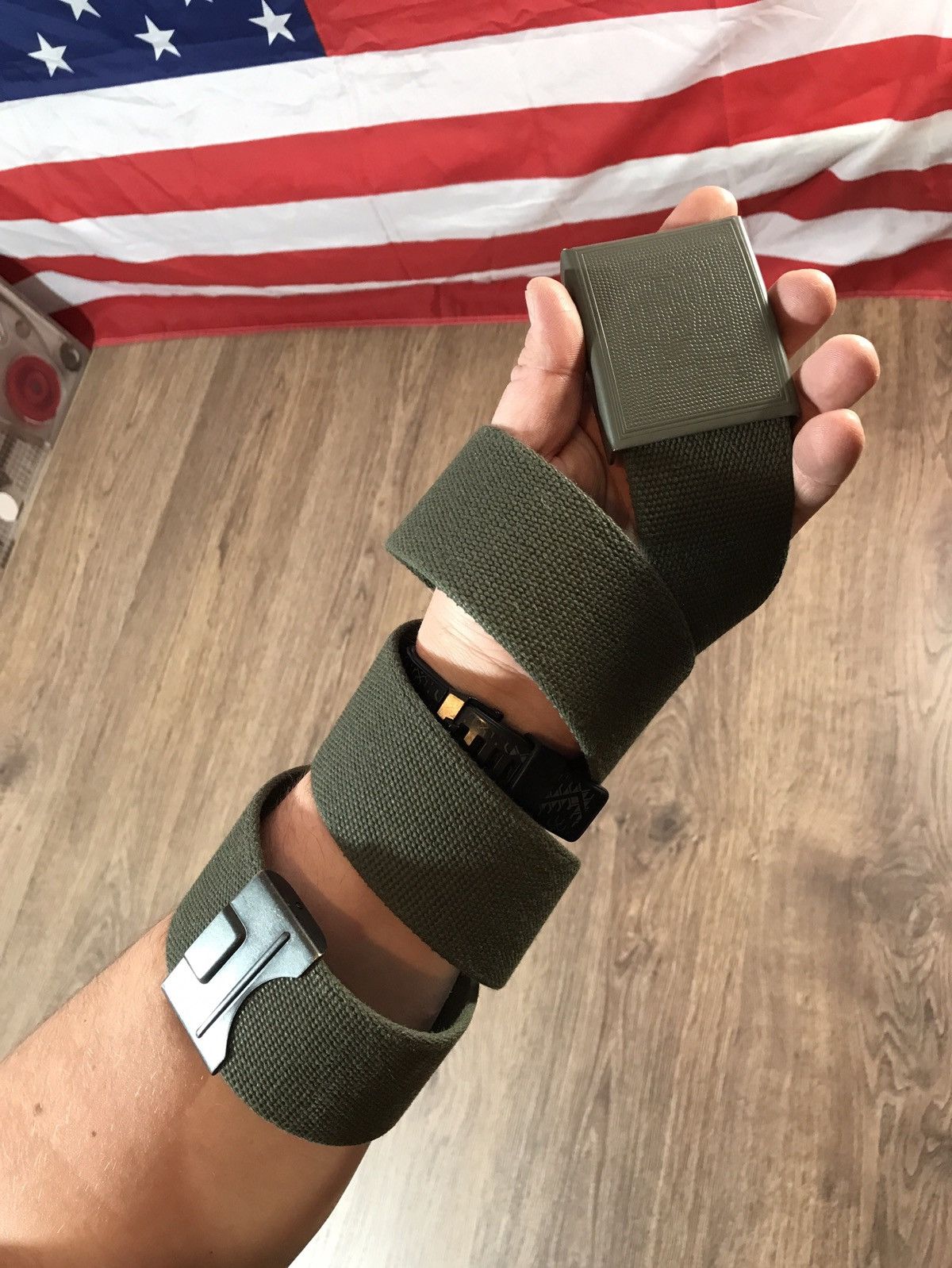 Vintage Vintage Military tactical belt Size ONE SIZE - 1 Thumbnail