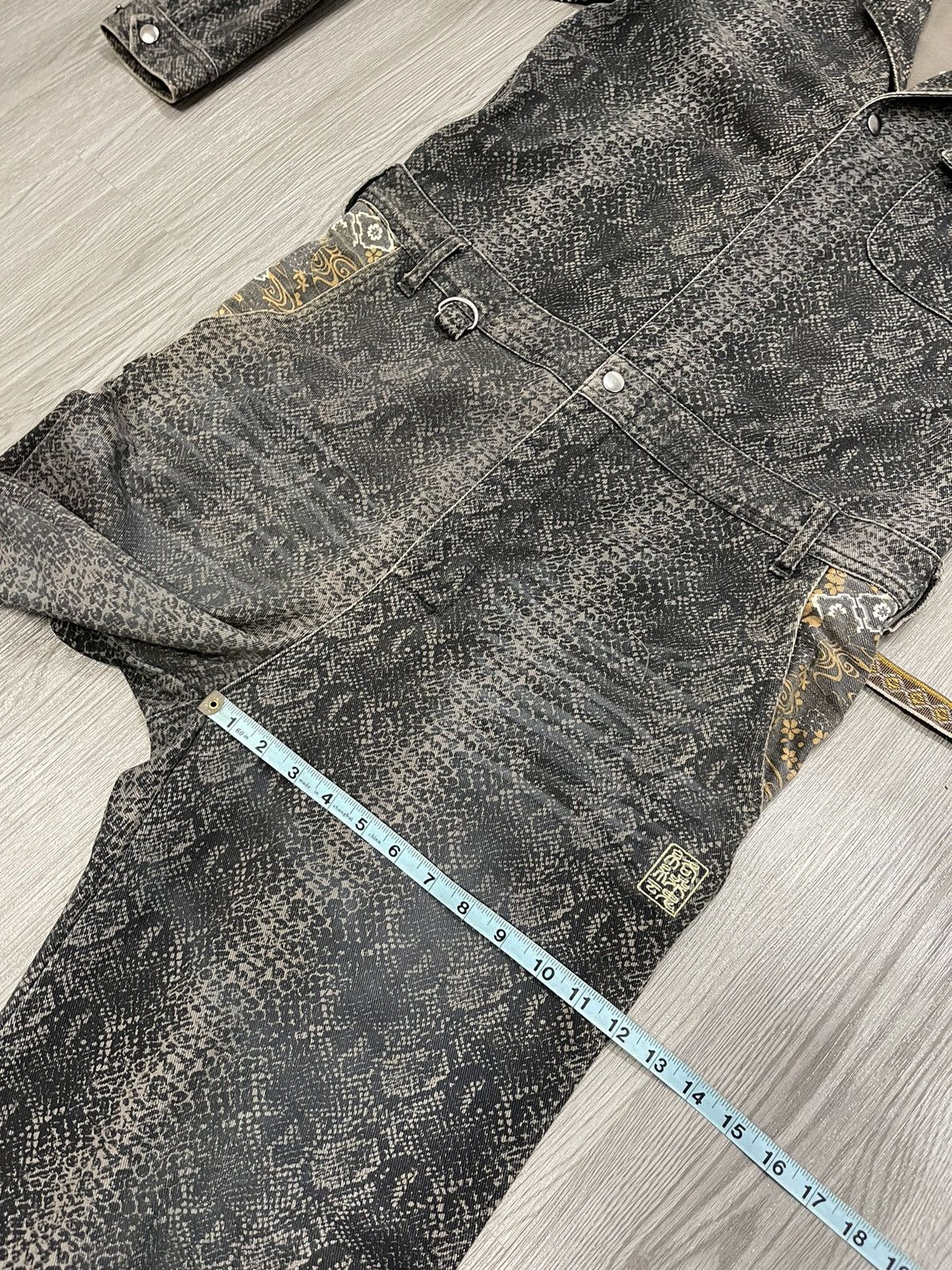 Japanese Brand × Vintage KARAKURI TAMASHI PHYTON DRAGON SAKURA WORK COVERALLS Size US L / EU 52-54 / 3 - 17 Thumbnail