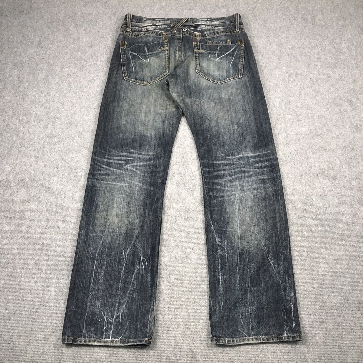 Japanese Brand BAGGY⚡️JAPANERS DENIM PANTS Size US 34 / EU 50 - 8 Thumbnail