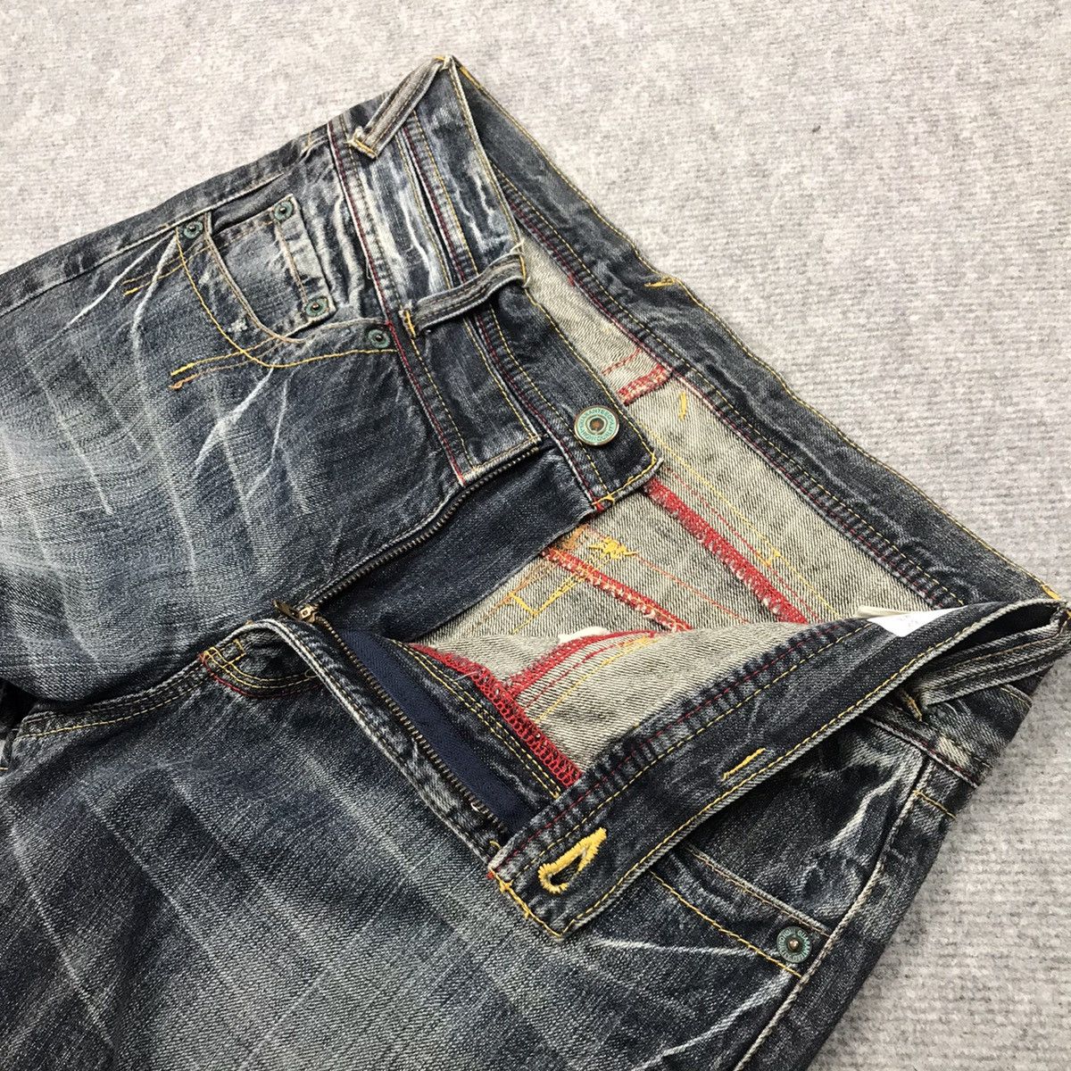 Japanese Brand BAGGY⚡️JAPANERS DENIM PANTS Size US 34 / EU 50 - 15 Thumbnail