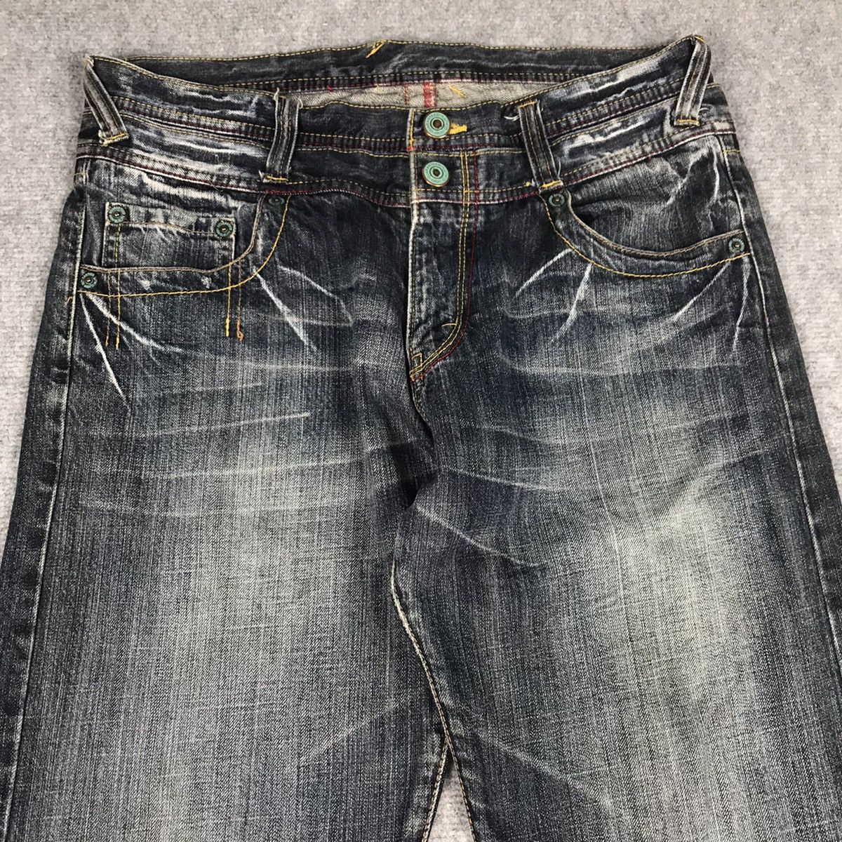 Japanese Brand BAGGY⚡️JAPANERS DENIM PANTS Size US 34 / EU 50 - 2 Thumbnail