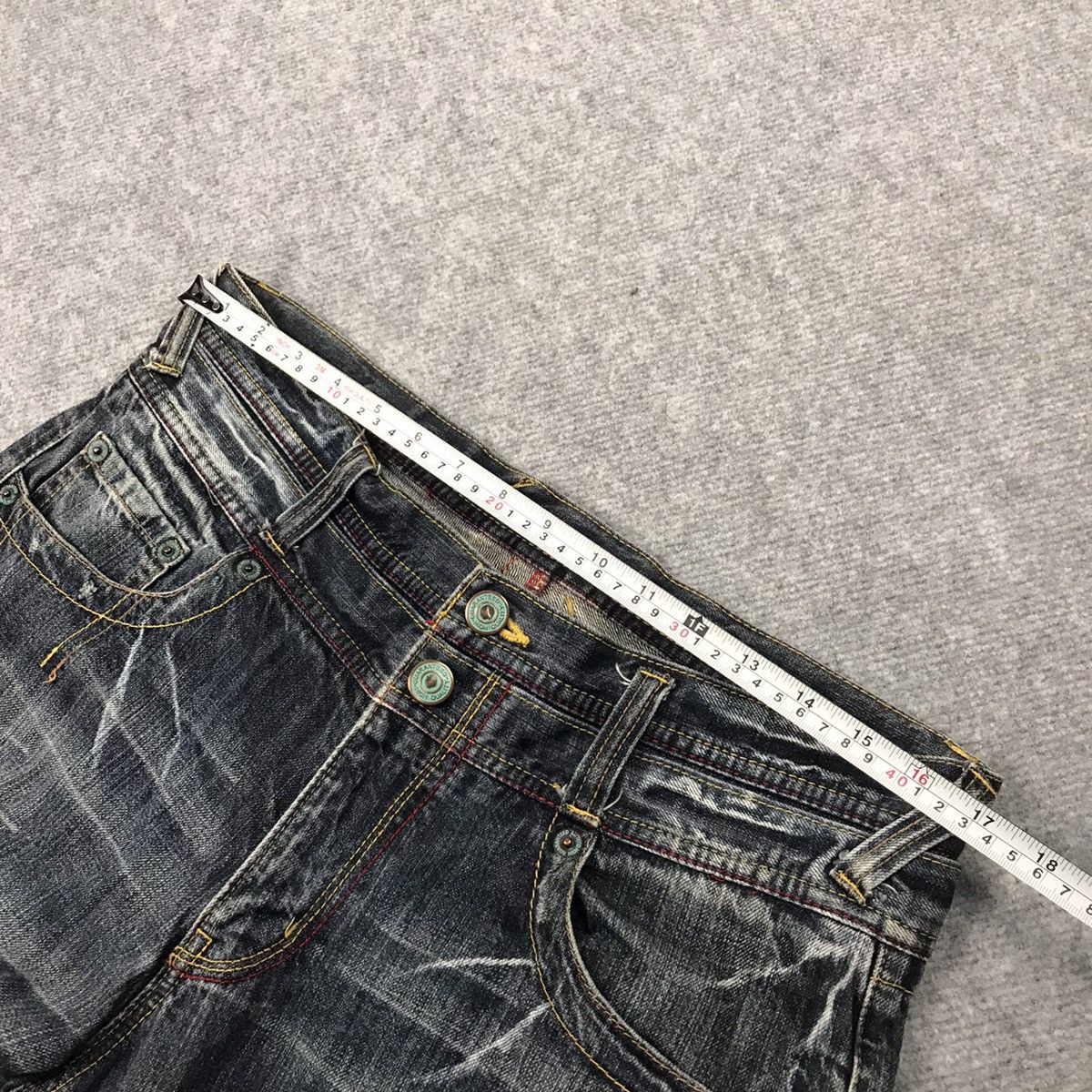 Japanese Brand BAGGY⚡️JAPANERS DENIM PANTS Size US 34 / EU 50 - 16 Thumbnail