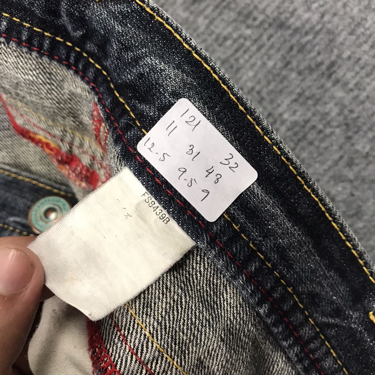 Japanese Brand BAGGY⚡️JAPANERS DENIM PANTS Size US 34 / EU 50 - 17 Thumbnail