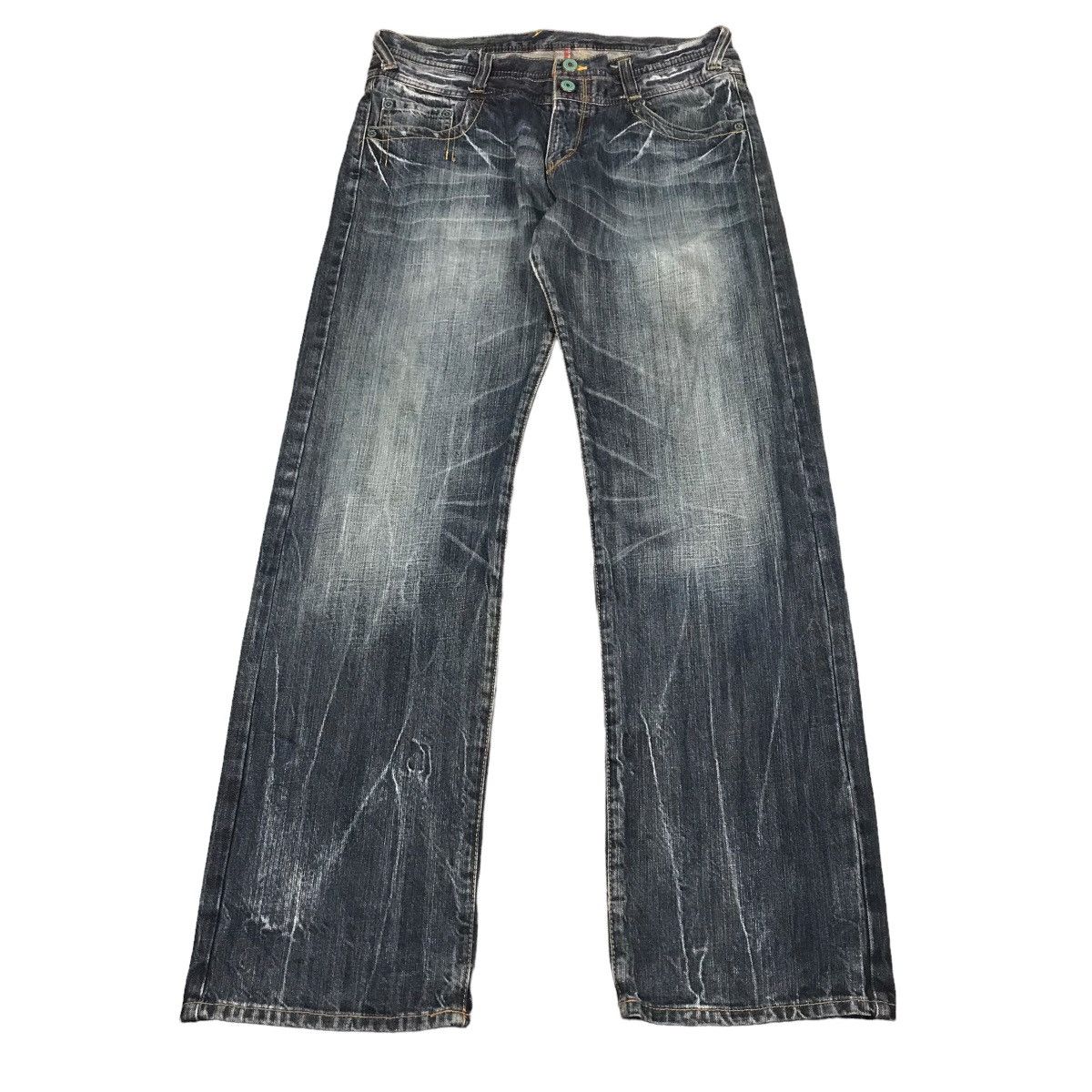 Japanese Brand BAGGY⚡️JAPANERS DENIM PANTS Size US 34 / EU 50 - 1 Thumbnail