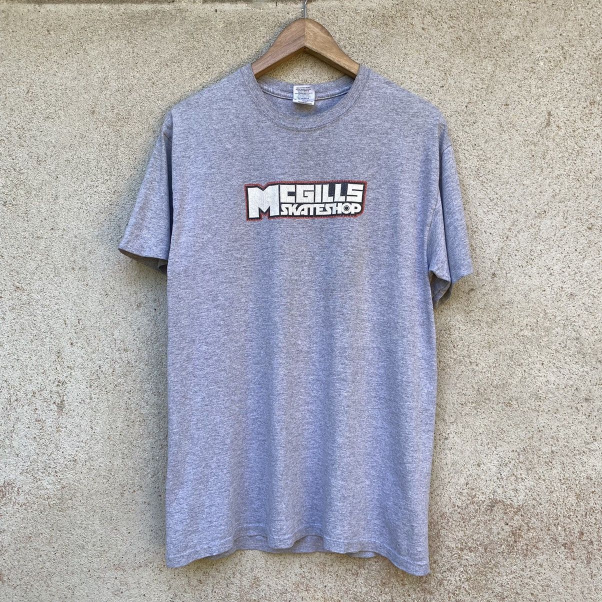 Vintage Thrashed Faded Vintage Y2K McGills Skate Shop ERD GRUNGE TEE Size US M / EU 48-50 / 2 - 2 Thumbnail