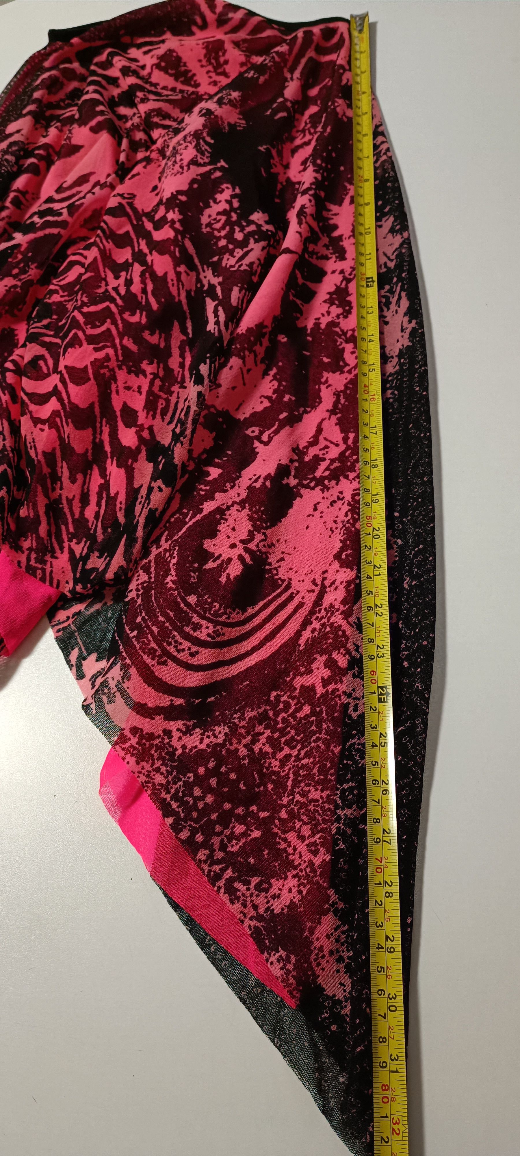 Jean Paul Gaultier Brand new- Skirt in nylon mesh with tribal and reef print Size 28" / US 6 / IT 42 - 8 Thumbnail