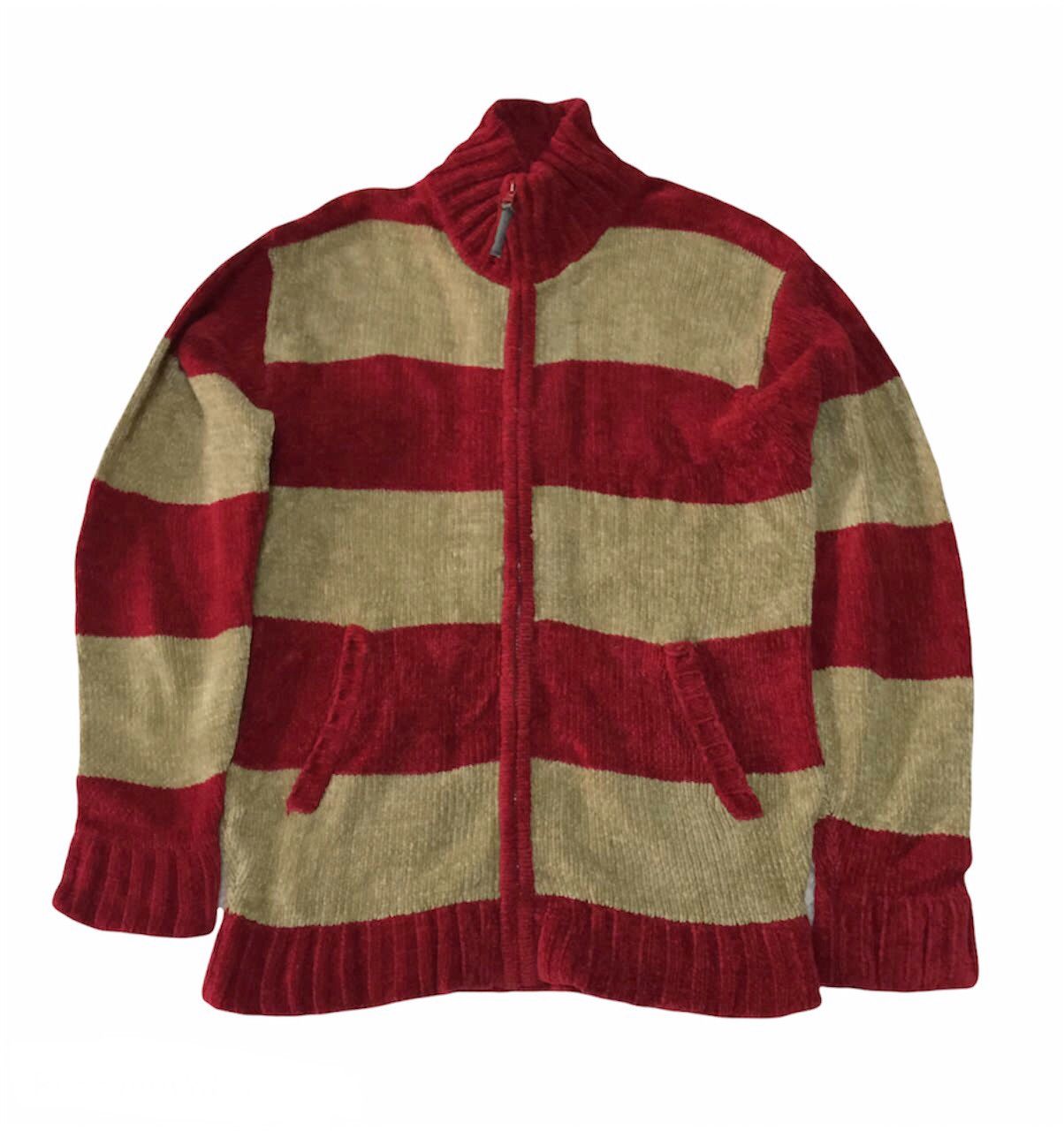 Japanese Brand Spice Island Lines Bar Jacket Knit Size US L / EU 52-54 / 3 - 1 Thumbnail