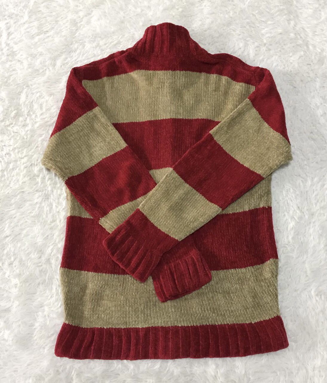 Japanese Brand Spice Island Lines Bar Jacket Knit Size US L / EU 52-54 / 3 - 2 Thumbnail