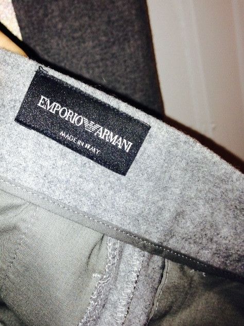 Emporio Armani Baggy Pant Reflective Lines Size US 30 / EU 46 - 4 Thumbnail