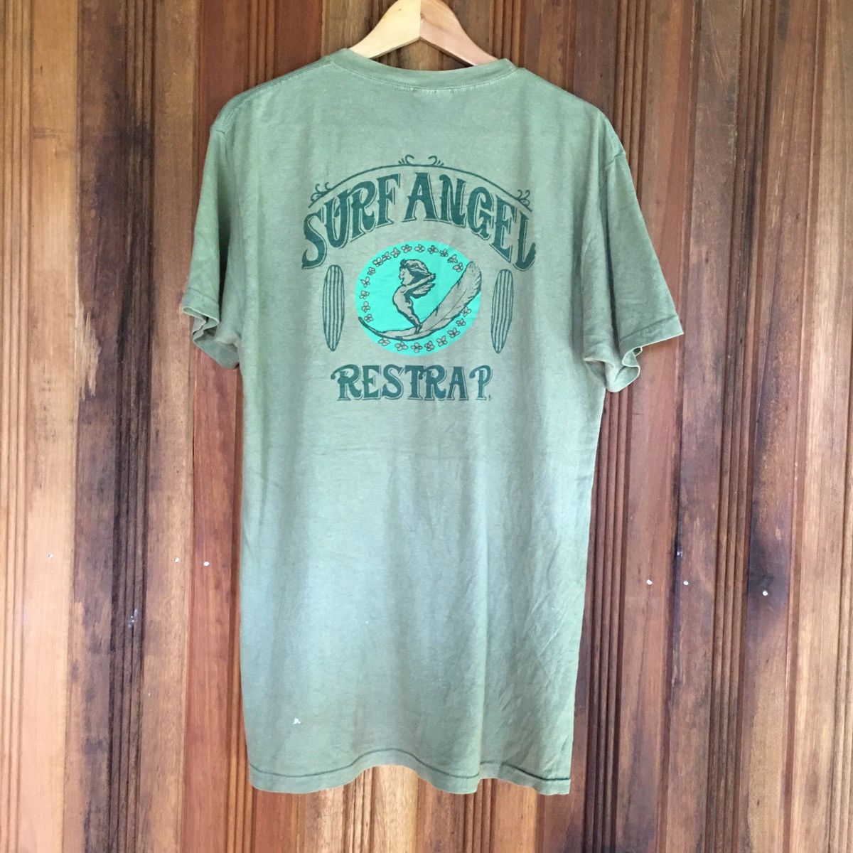 Vintage Thrashed Faded Vintage Y2K Surf Angel ERD GRUNGE T-SHIRT Size US L / EU 52-54 / 3 - 1 Thumbnail