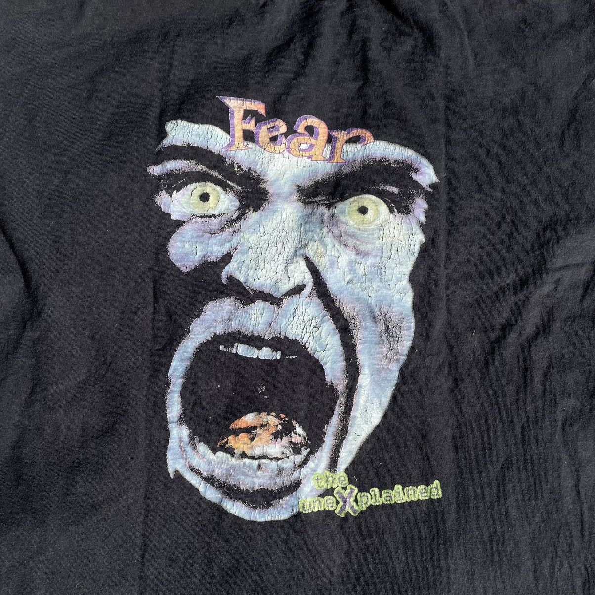 Vintage Vintage 90s Horror Graphic Tee Sun Faded Grunge Baggy Boxy M Size US M / EU 48-50 / 2 - 4 Thumbnail