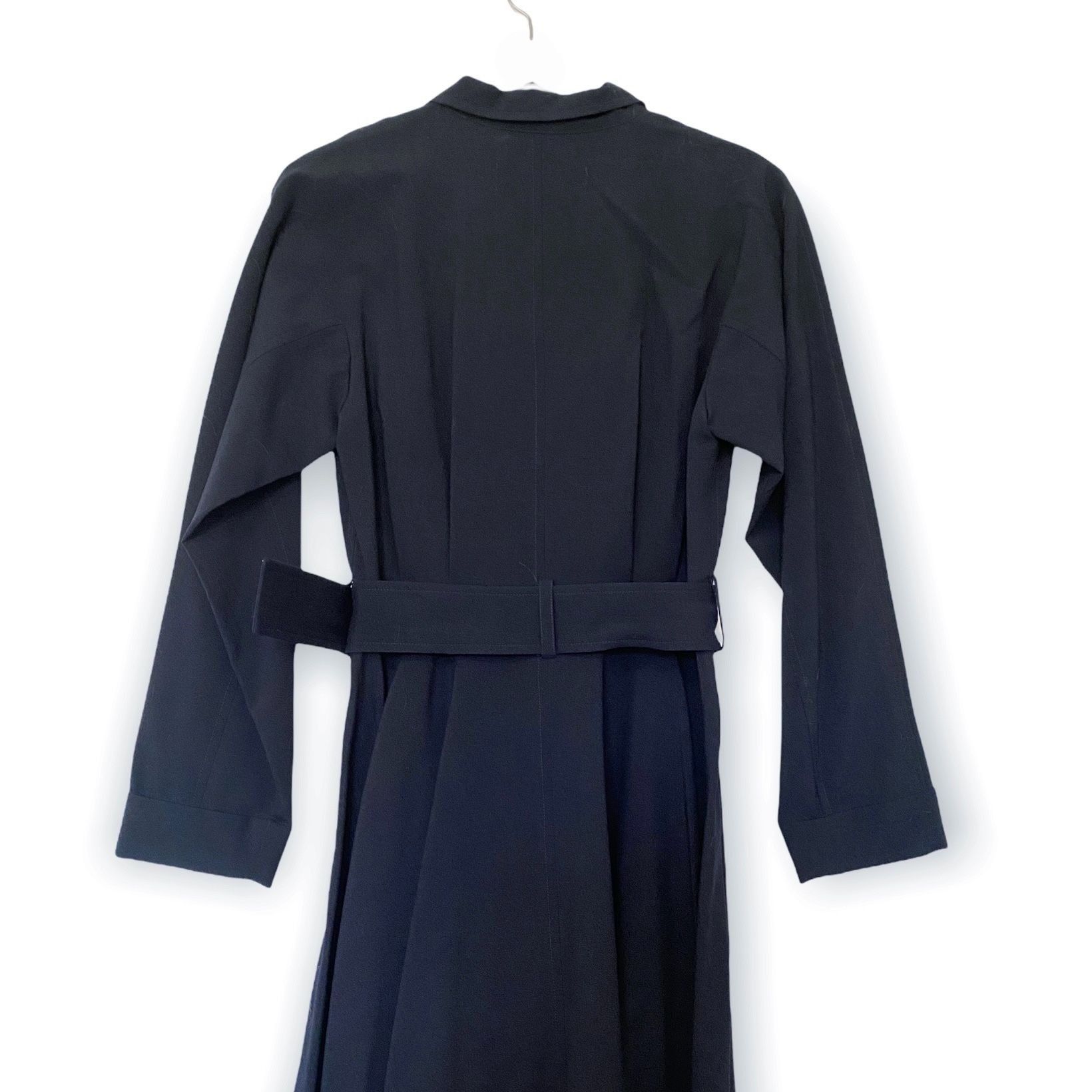 Comme des Garcons Vintage 1992 Comme Des Garcons Tricot Navy Wool Midi Dress Size S / US 4 / IT 40 - 18 Thumbnail