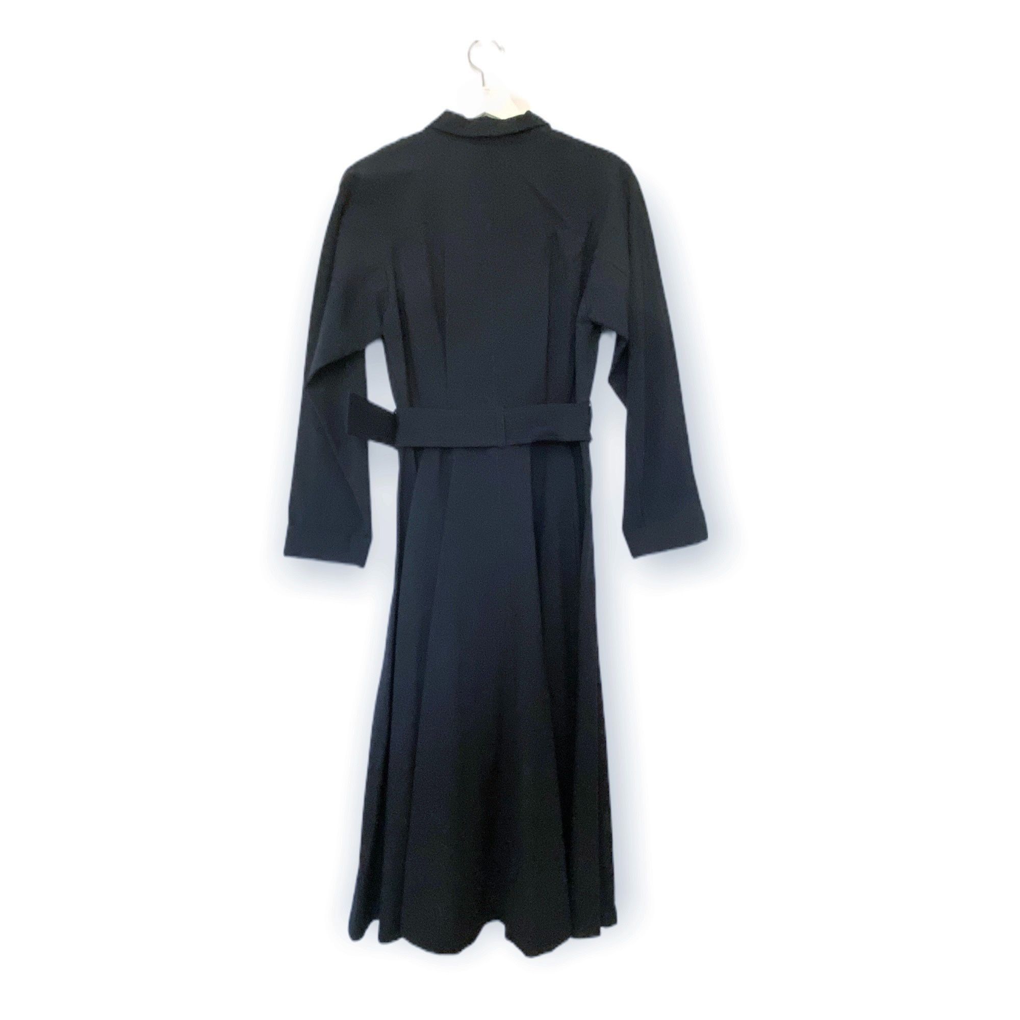 Comme des Garcons Vintage 1992 Comme Des Garcons Tricot Navy Wool Midi Dress Size S / US 4 / IT 40 - 2 Thumbnail