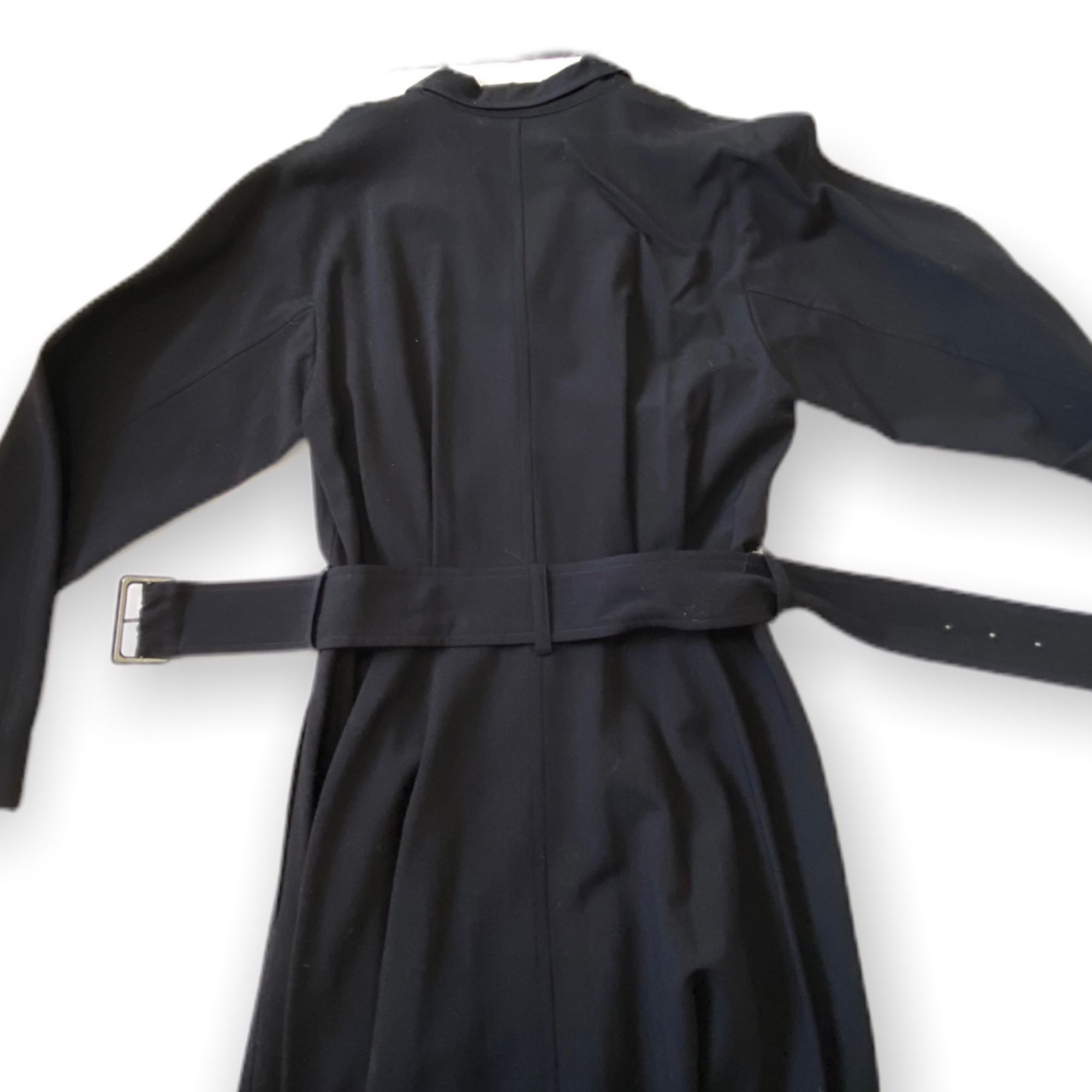 Comme des Garcons Vintage 1992 Comme Des Garcons Tricot Navy Wool Midi Dress Size S / US 4 / IT 40 - 8 Thumbnail
