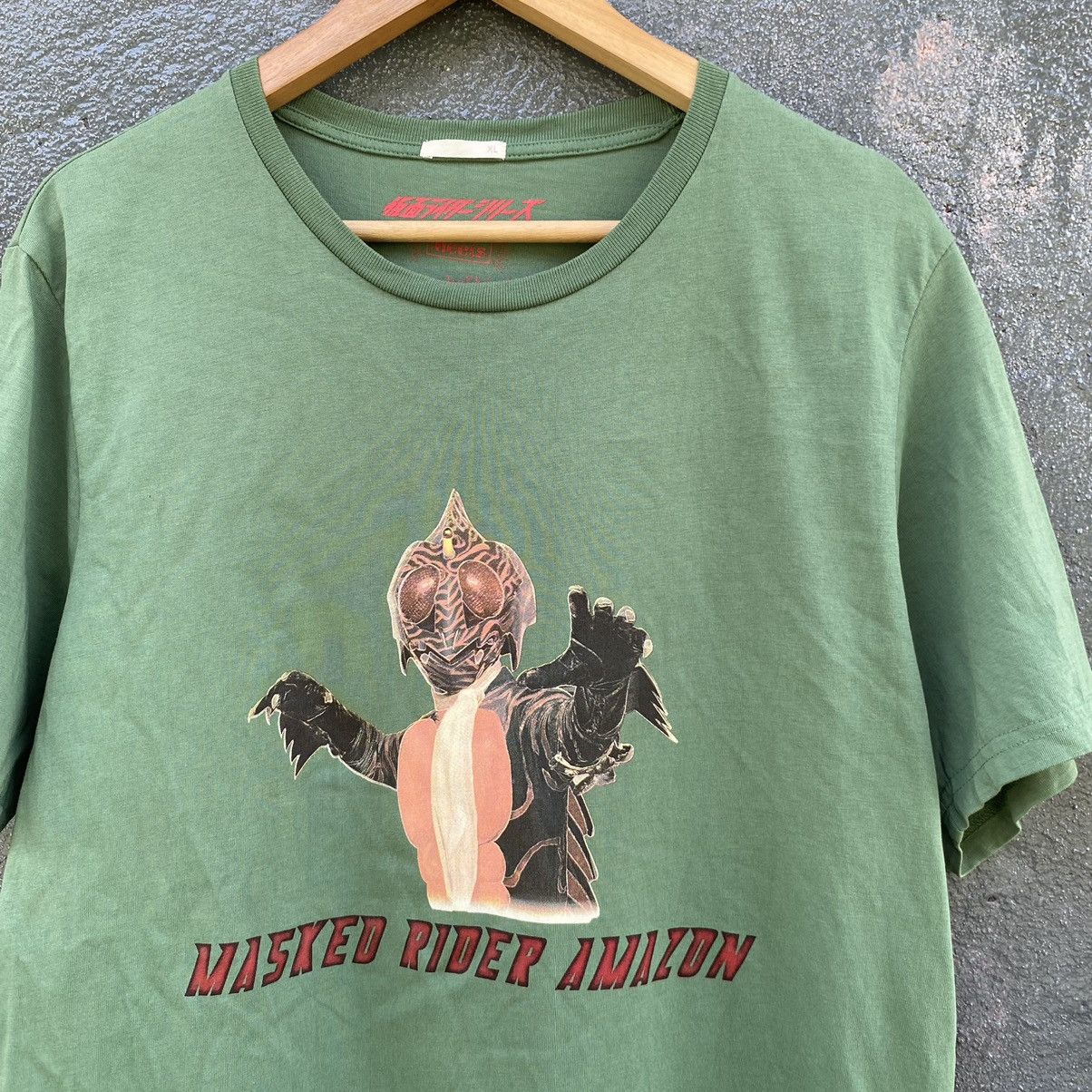 Anime Thrashed Faded Masked Rider Amazon ERD GRUNGE TSHIRT Size US L / EU 52-54 / 3 - 2 Thumbnail
