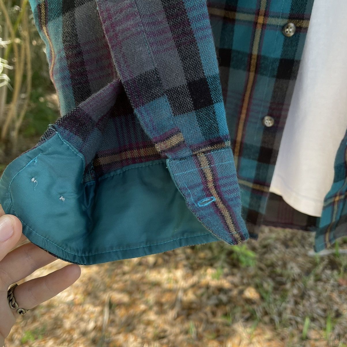 Flannel × Vintage Vintage 90s Travis Scott Style Workwear Chore Flannel Size US M / EU 48-50 / 2 - 8 Thumbnail