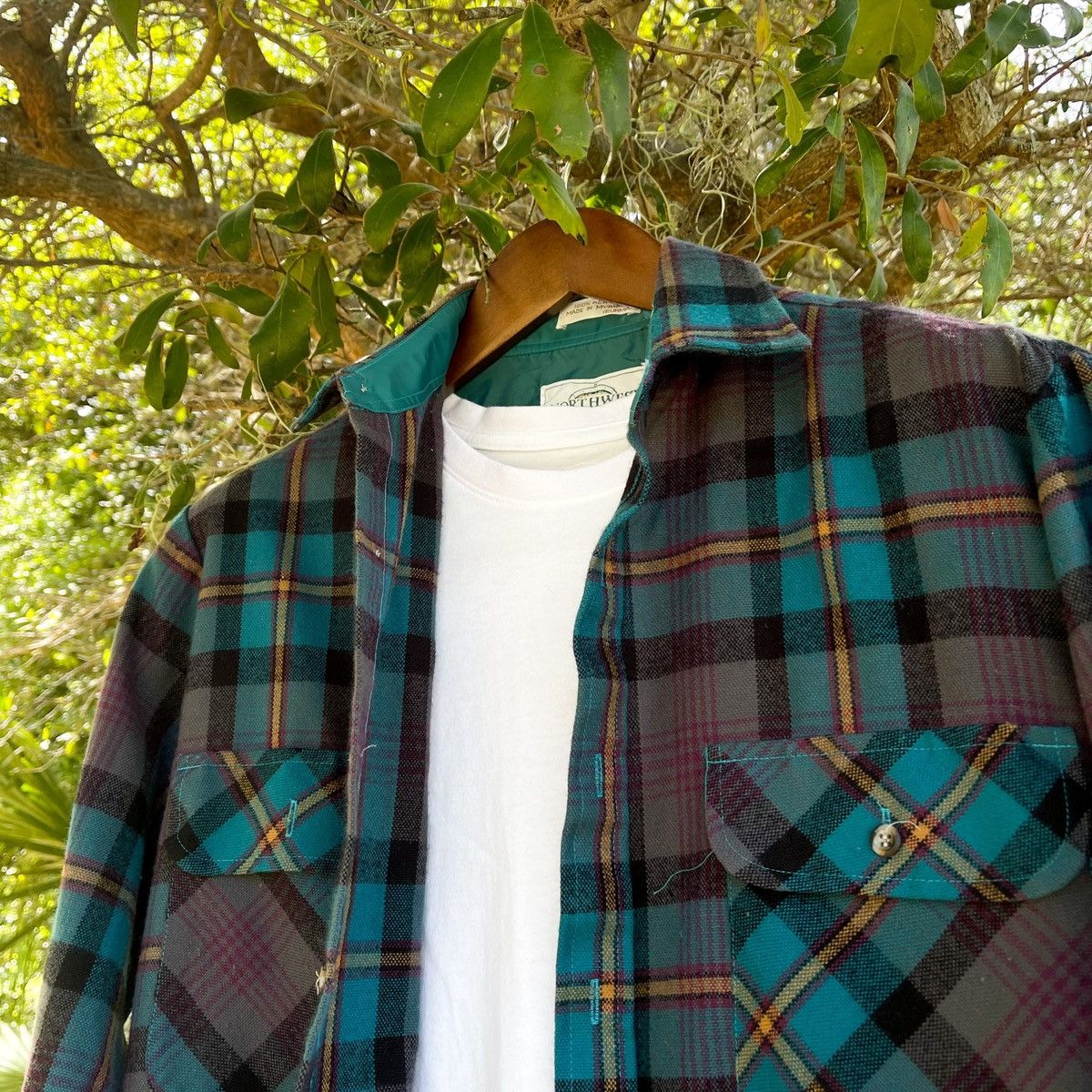Flannel × Vintage Vintage 90s Travis Scott Style Workwear Chore Flannel Size US M / EU 48-50 / 2 - 5 Thumbnail