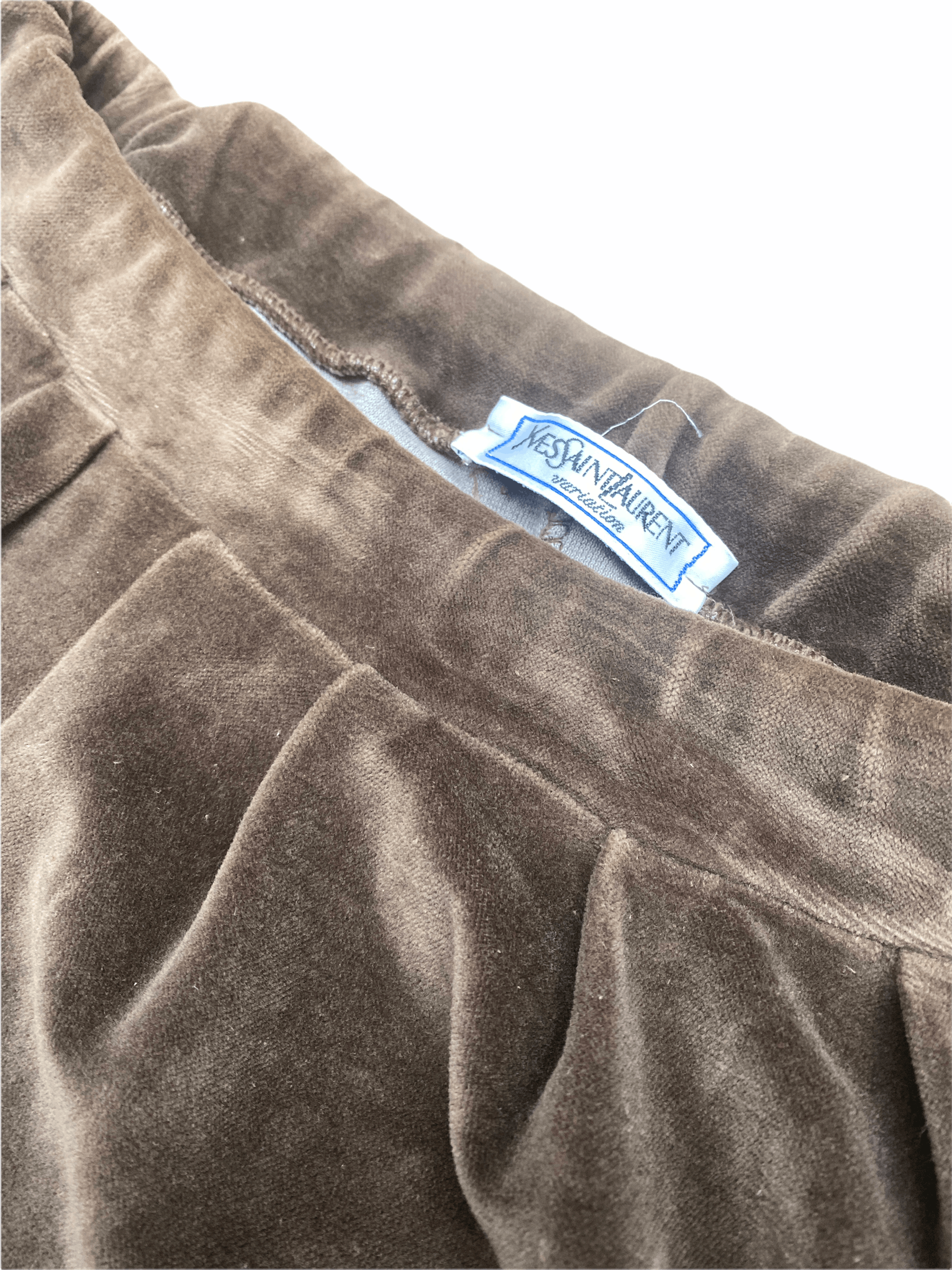 Vintage × Yves Saint Laurent Brown Moleskin Twin Set Size US S / EU 44-46 / 1 - 7 Thumbnail