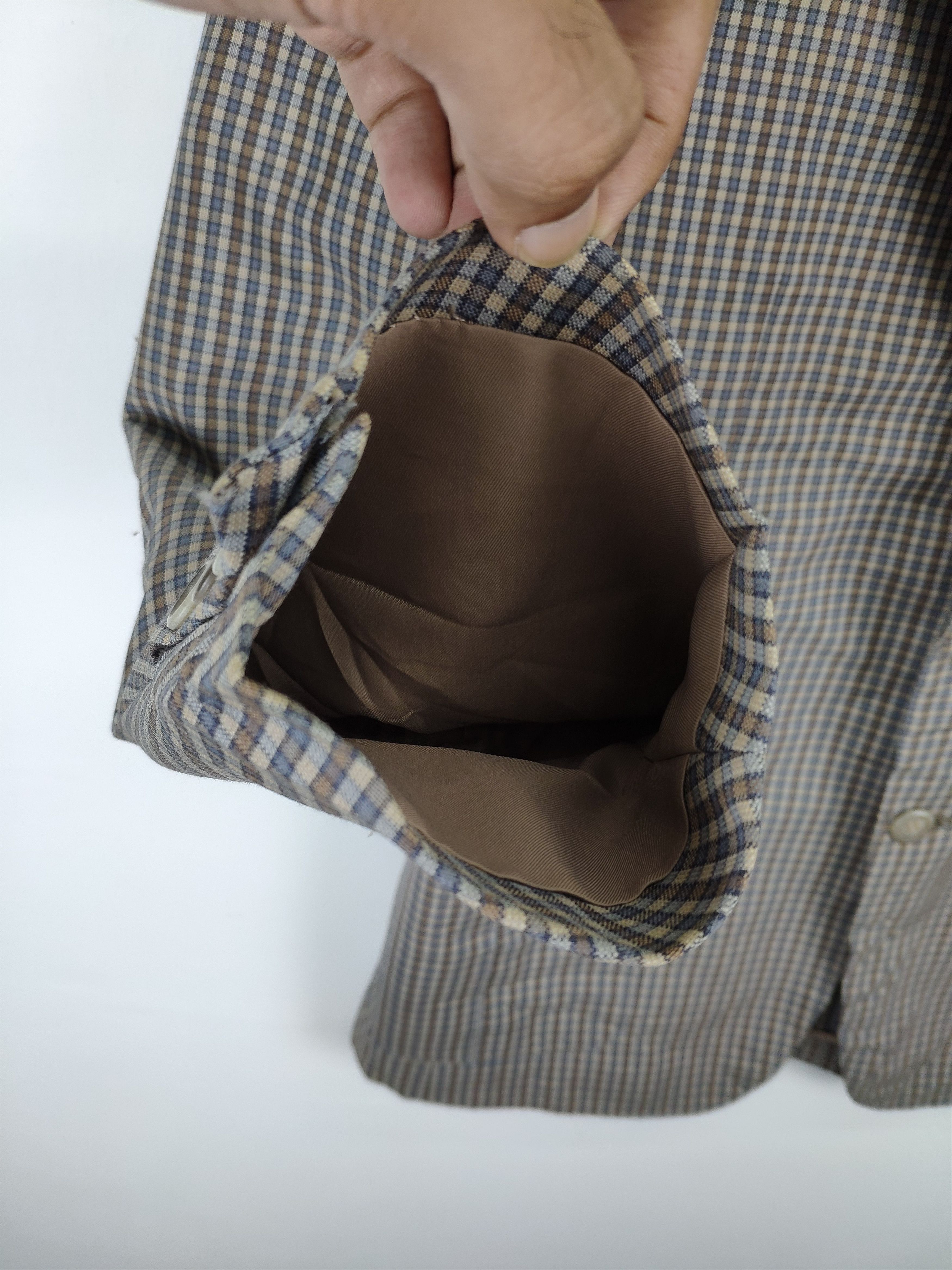 Pierre Cardin × Vintage Vintage 1990s Pierre Cardin Plaid Blazer Size US M / EU 48-50 / 2 - 5 Thumbnail