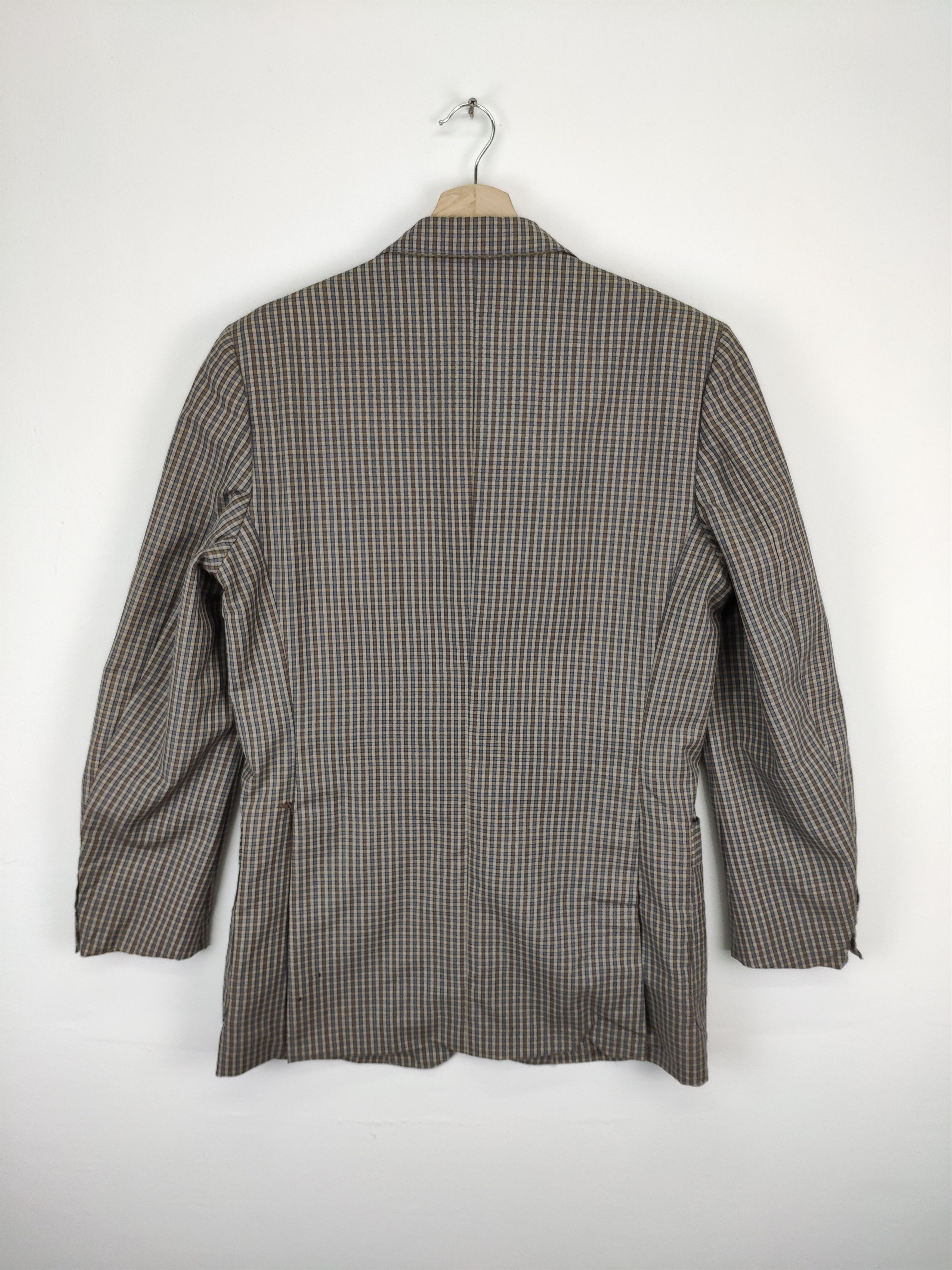 Pierre Cardin × Vintage Vintage 1990s Pierre Cardin Plaid Blazer Size US M / EU 48-50 / 2 - 18 Thumbnail