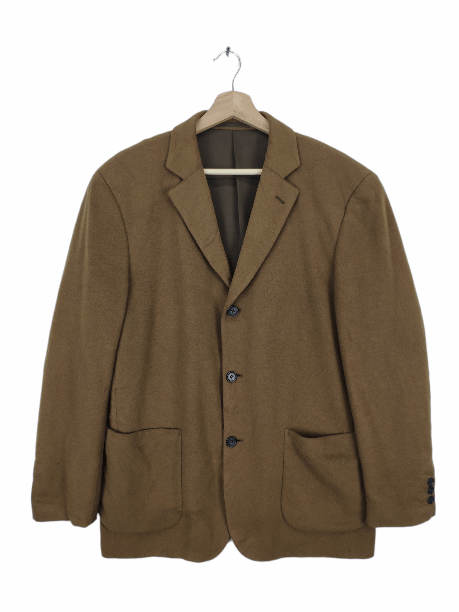 Japanese Brand × Uniqlo Japanese Brand Uniqlo Wool Blazer Jacket Italy Fabric Size US M / EU 48-50 / 2 - 1 Thumbnail