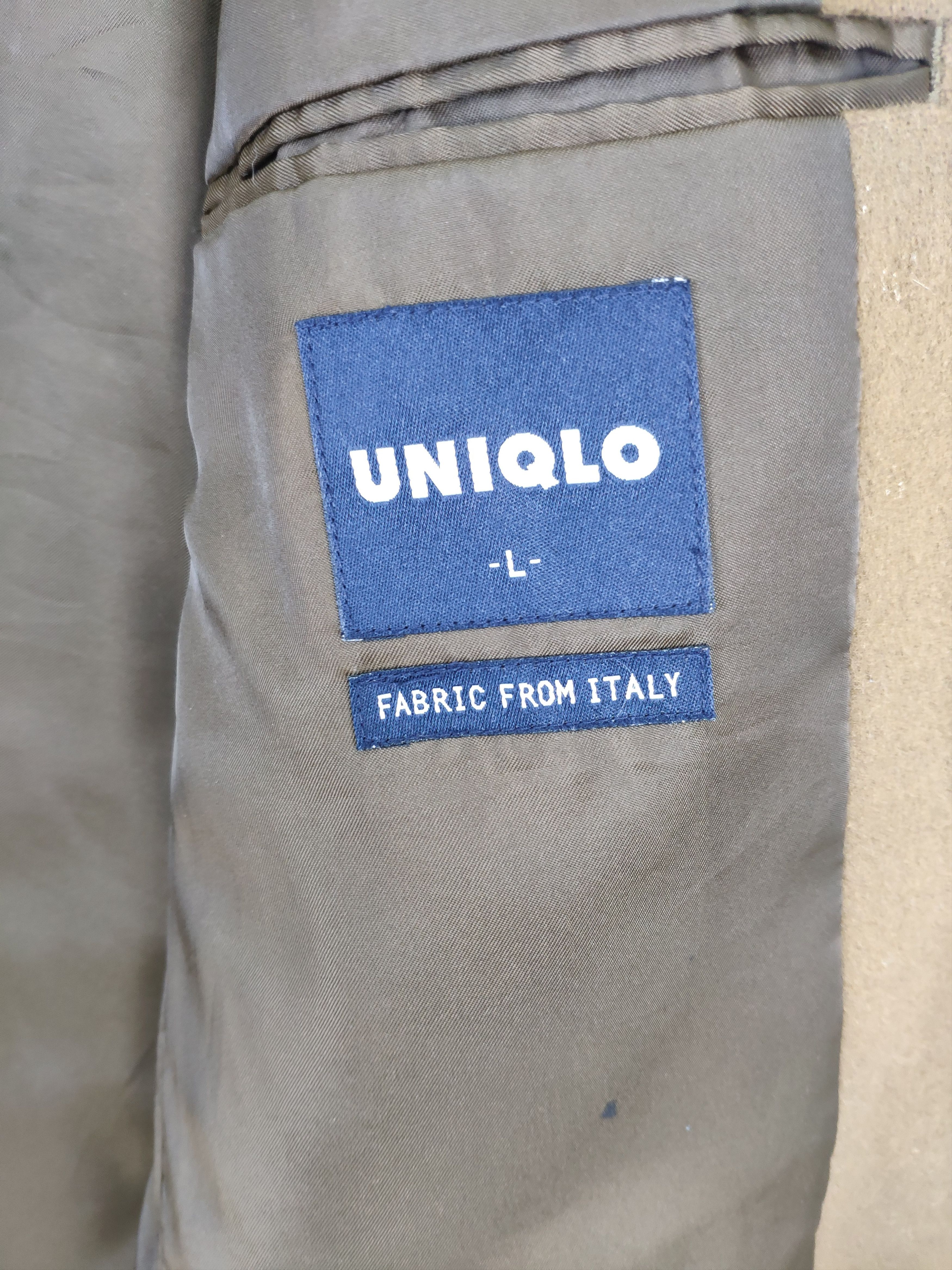 Japanese Brand × Uniqlo Japanese Brand Uniqlo Wool Blazer Jacket Italy Fabric Size US M / EU 48-50 / 2 - 9 Thumbnail