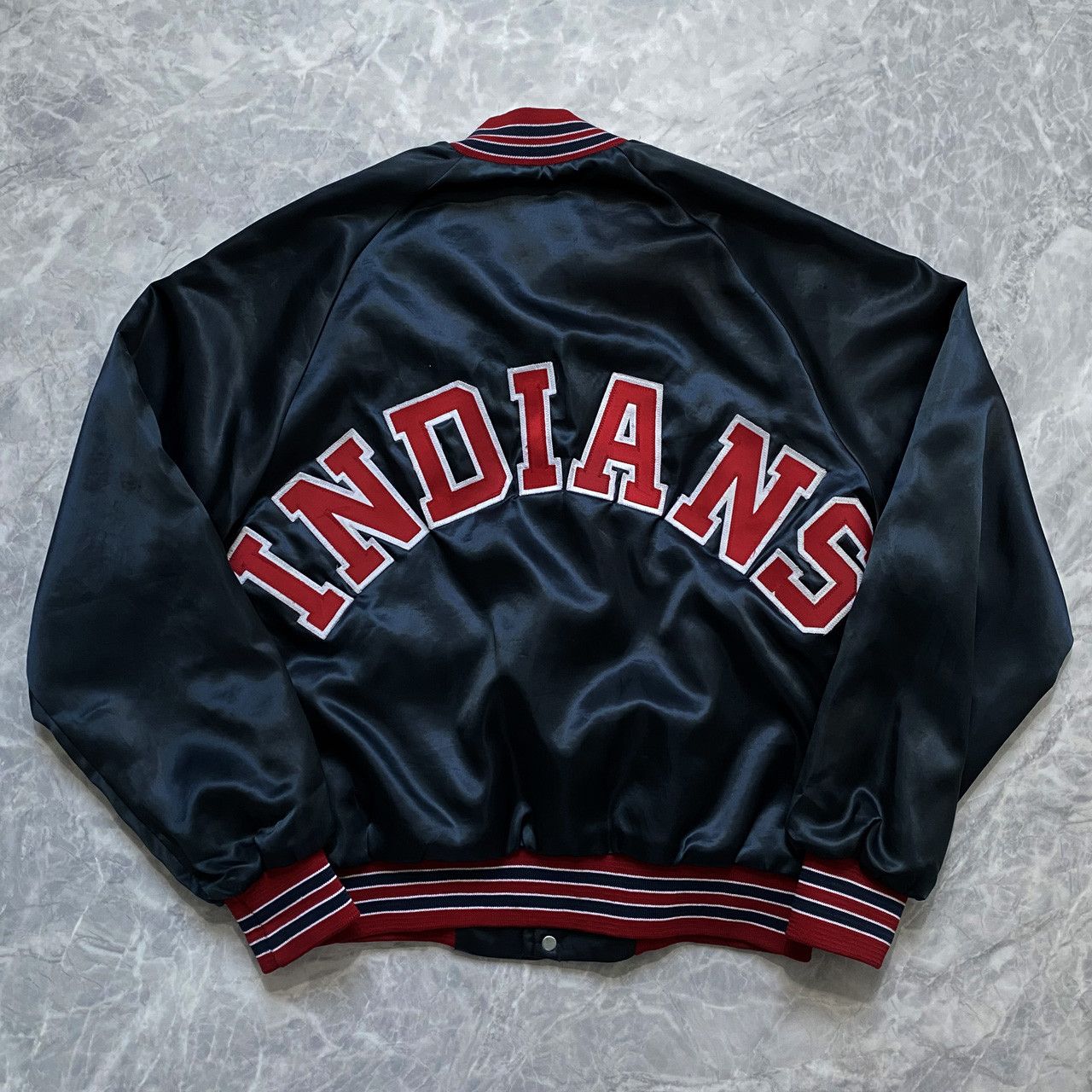 Vintage Cleveland Indians Chalk Line Jacket Size L