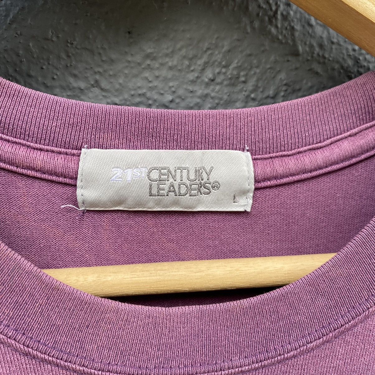 Japanese Brand Thrashed Faded Vintage Y2K 21 Century Leaders ERD GRUNGE TEE Size US L / EU 52-54 / 3 - 4 Thumbnail