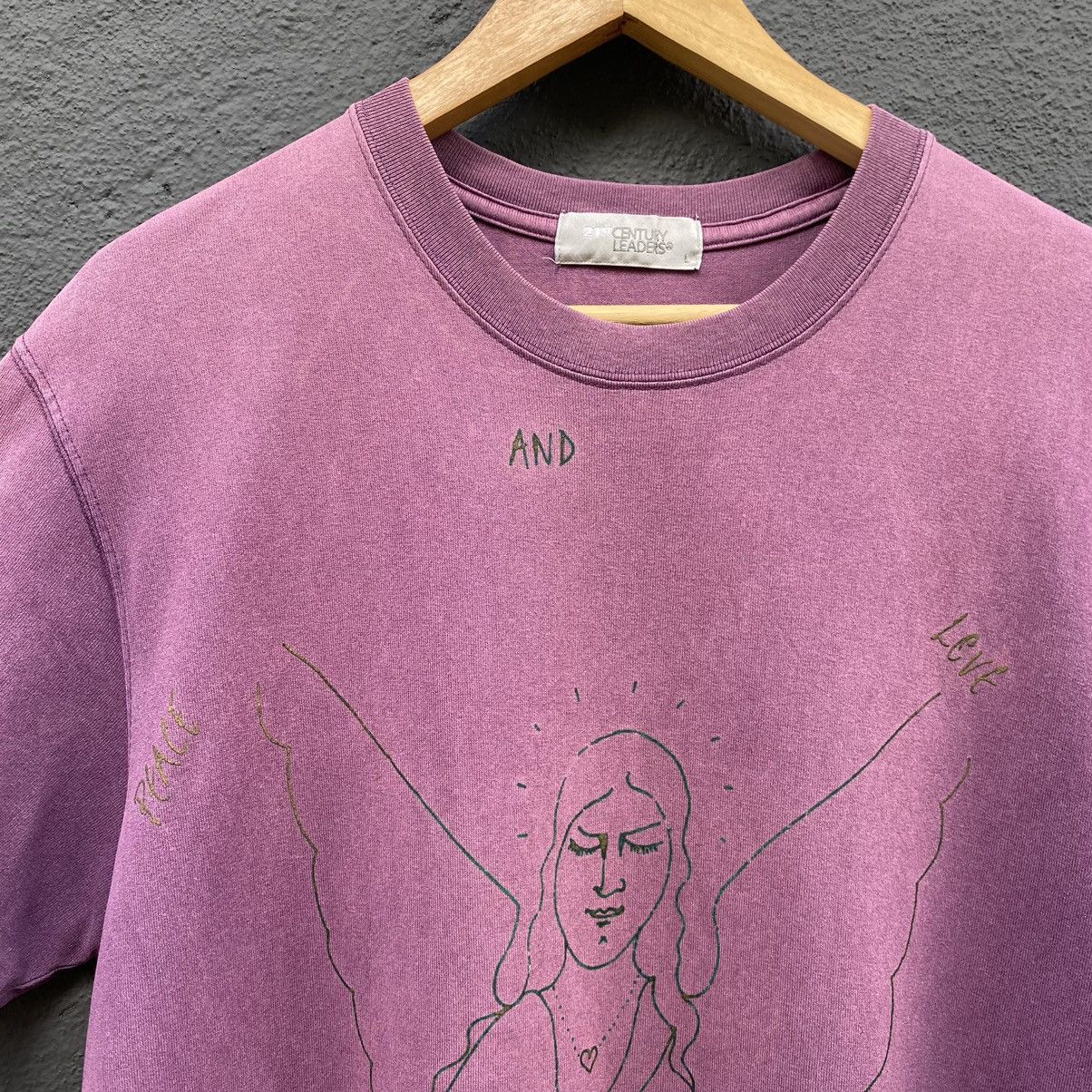 Japanese Brand Thrashed Faded Vintage Y2K 21 Century Leaders ERD GRUNGE TEE Size US L / EU 52-54 / 3 - 2 Thumbnail