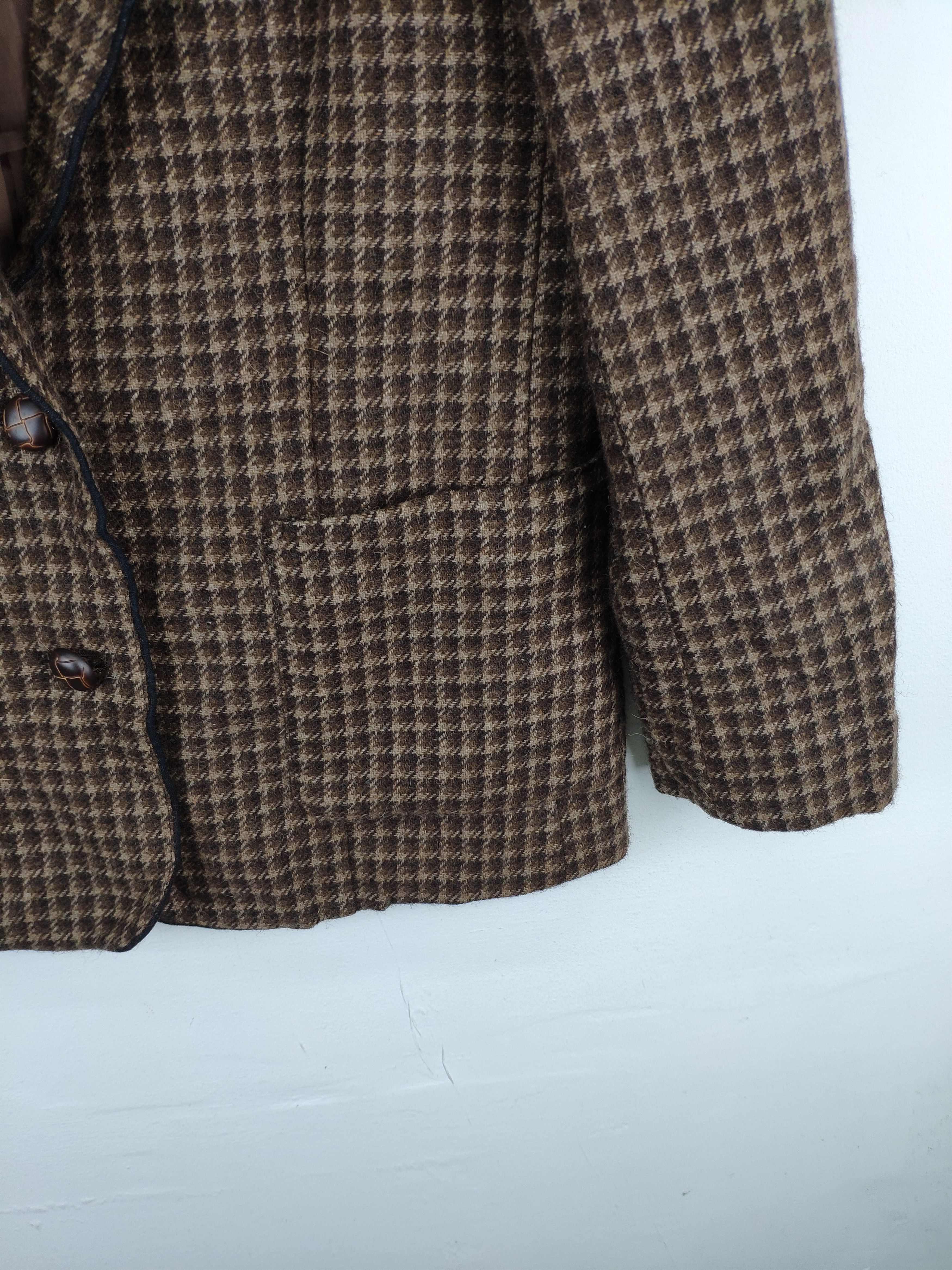 Designer × Japanese Brand Vintage Japanese Wool Plaid Blazer Jacket Unbranded Size S / US 4 / IT 40 - 10 Thumbnail
