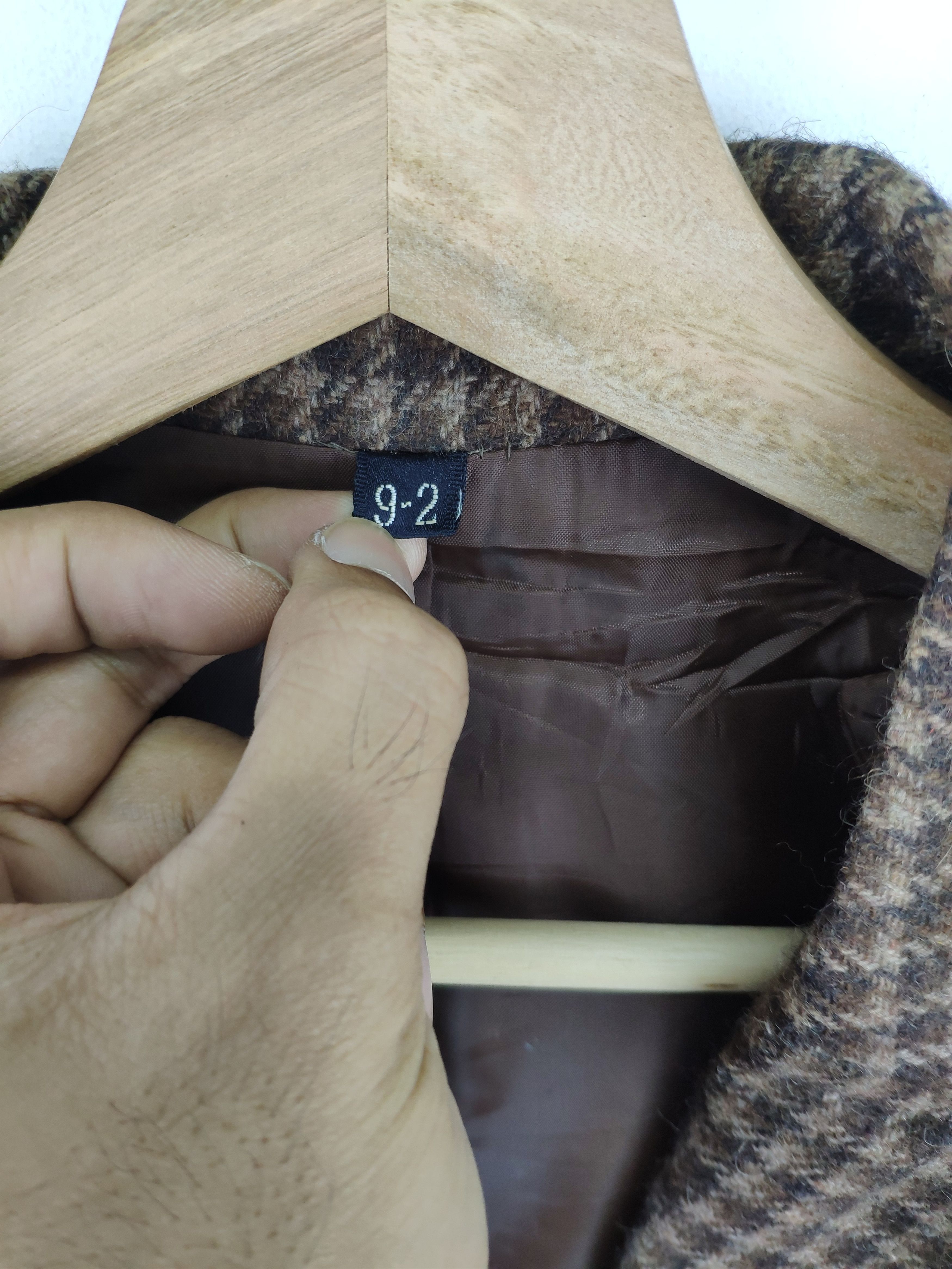Designer × Japanese Brand Vintage Japanese Wool Plaid Blazer Jacket Unbranded Size S / US 4 / IT 40 - 5 Thumbnail